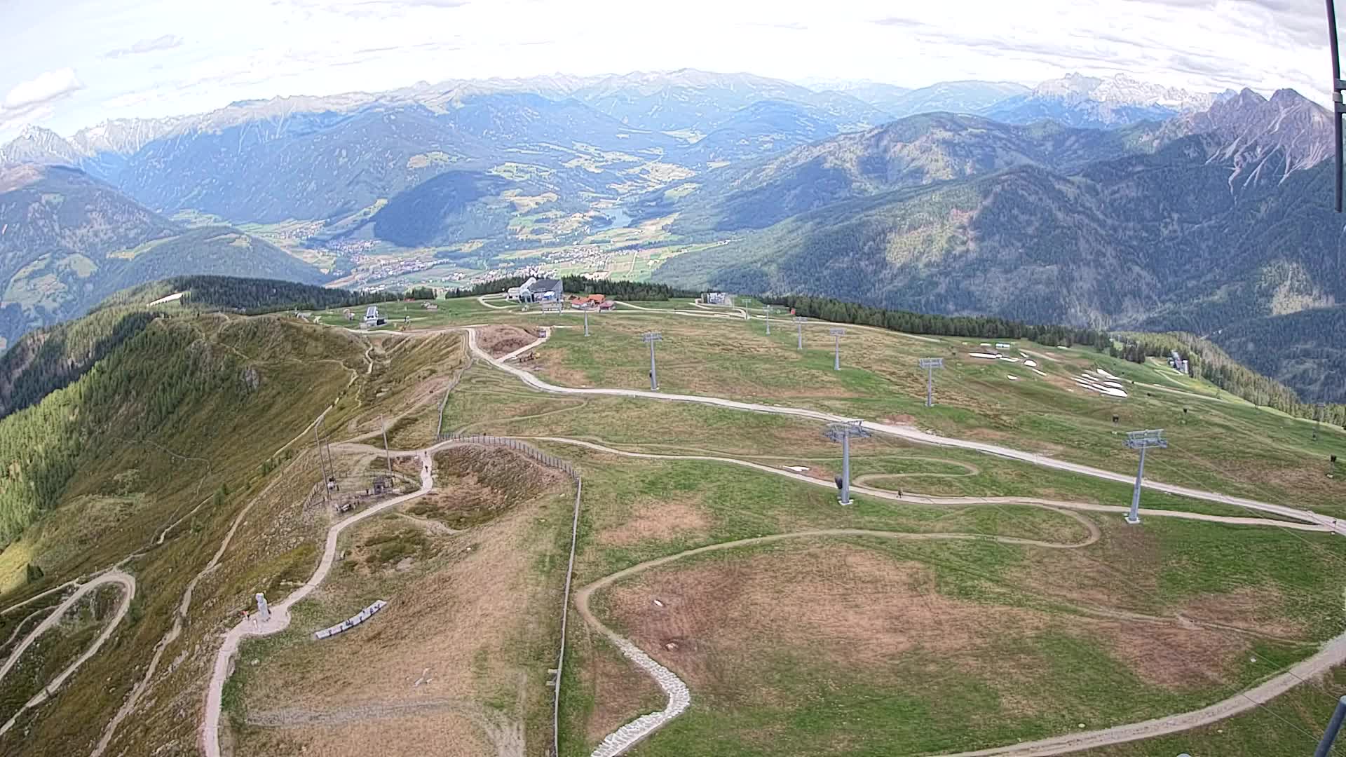 Kronplatz-Gipfel | Blick nach Olang – Valdaora
