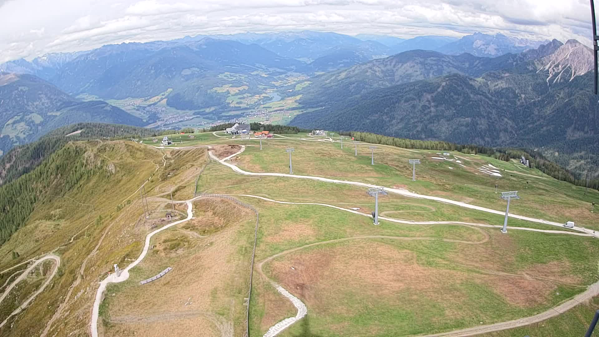 Kronplatz-Gipfel | Blick nach Olang – Valdaora