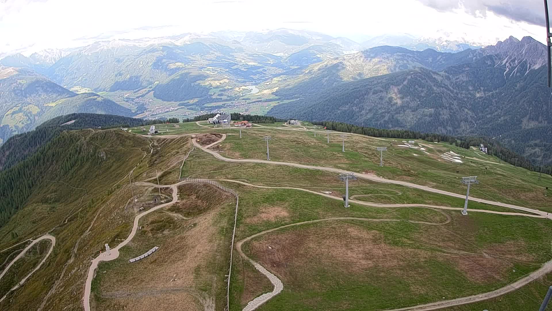 Kronplatz-Gipfel | Blick nach Olang – Valdaora