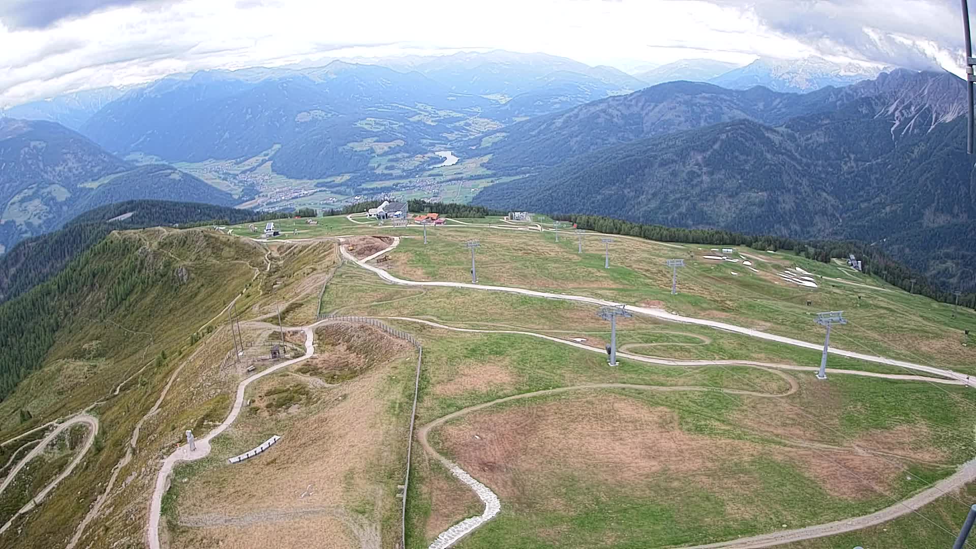 Kronplatz-Gipfel | Blick nach Olang – Valdaora