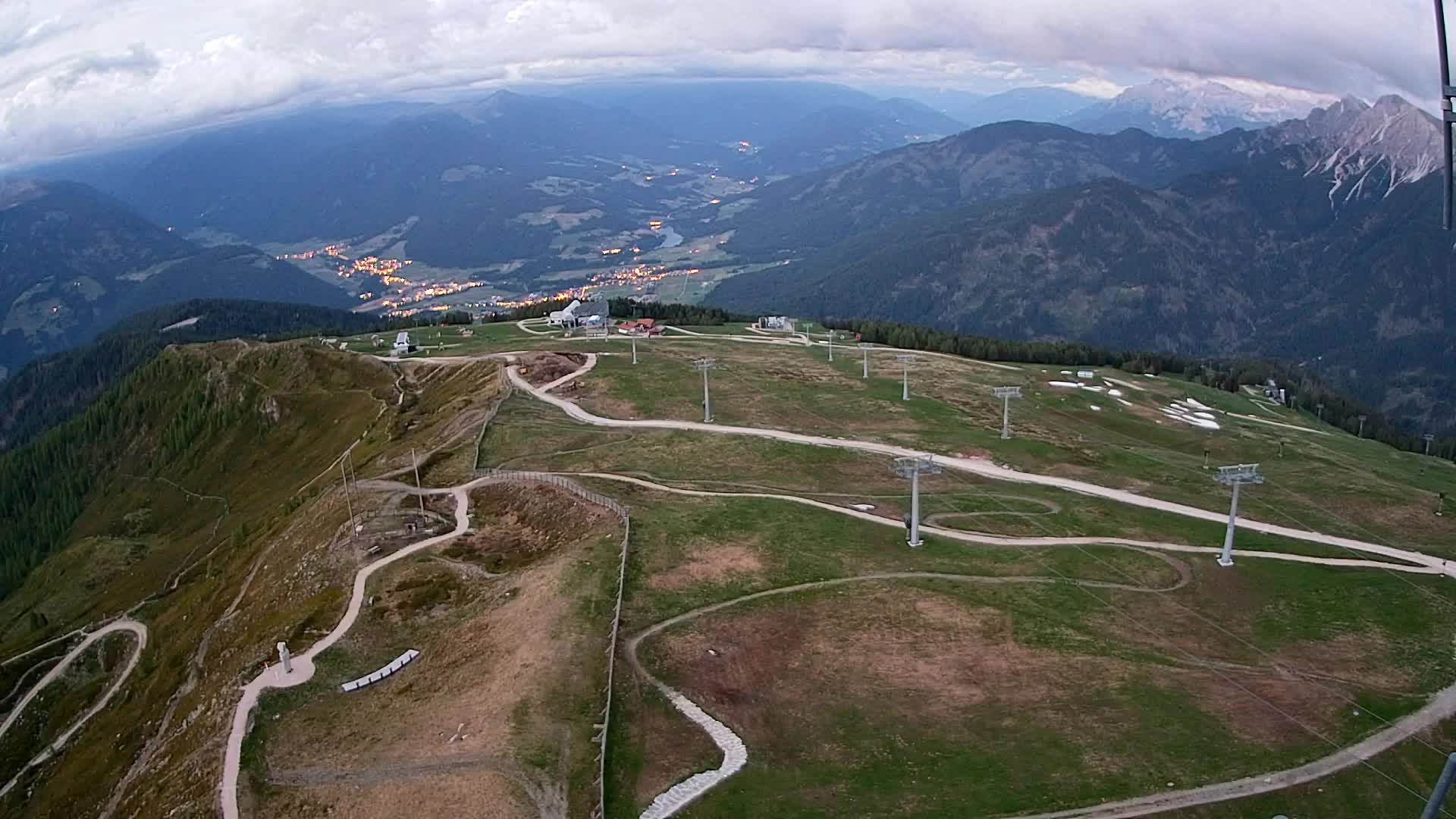 Kronplatz-Gipfel | Blick nach Olang – Valdaora