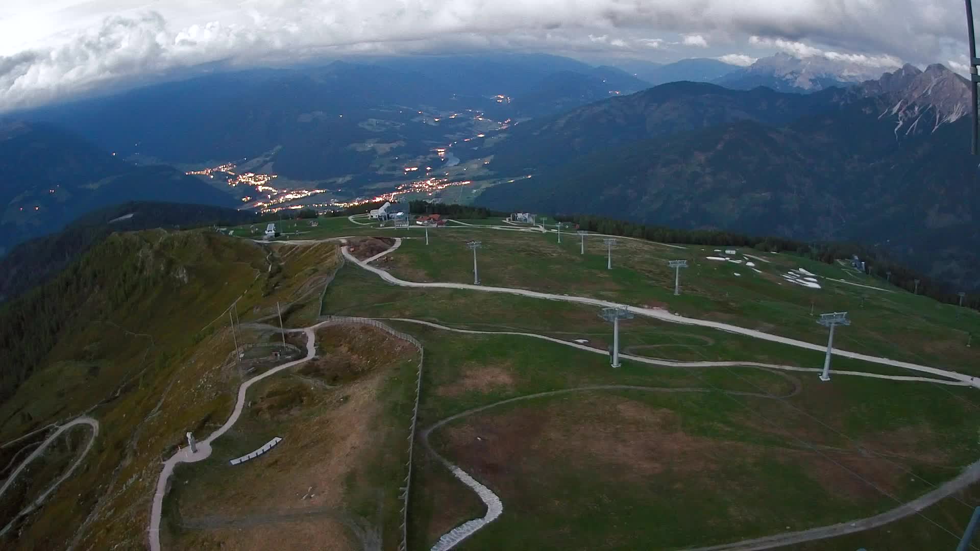 Kronplatz-Gipfel | Blick nach Olang – Valdaora