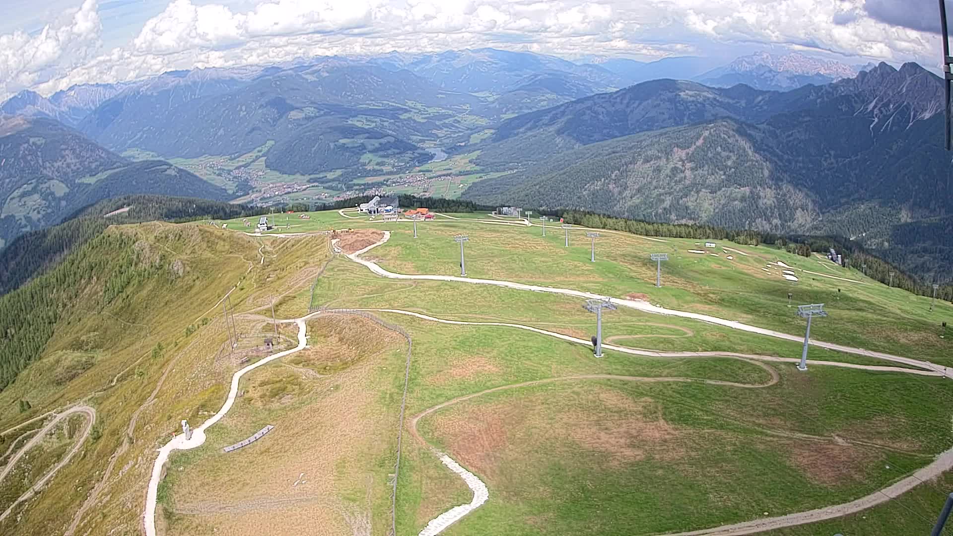 Kronplatz-Gipfel | Blick nach Olang – Valdaora