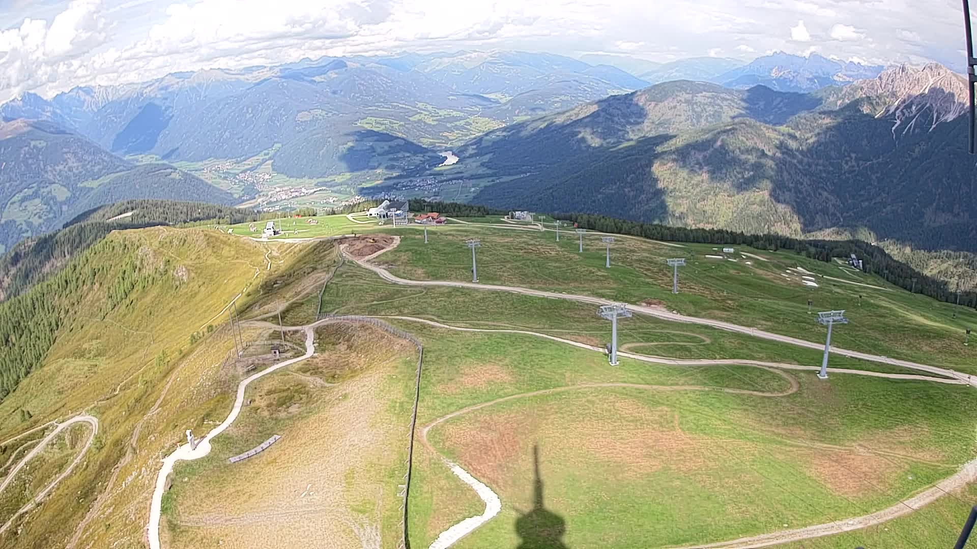 Kronplatz-Gipfel | Blick nach Olang – Valdaora