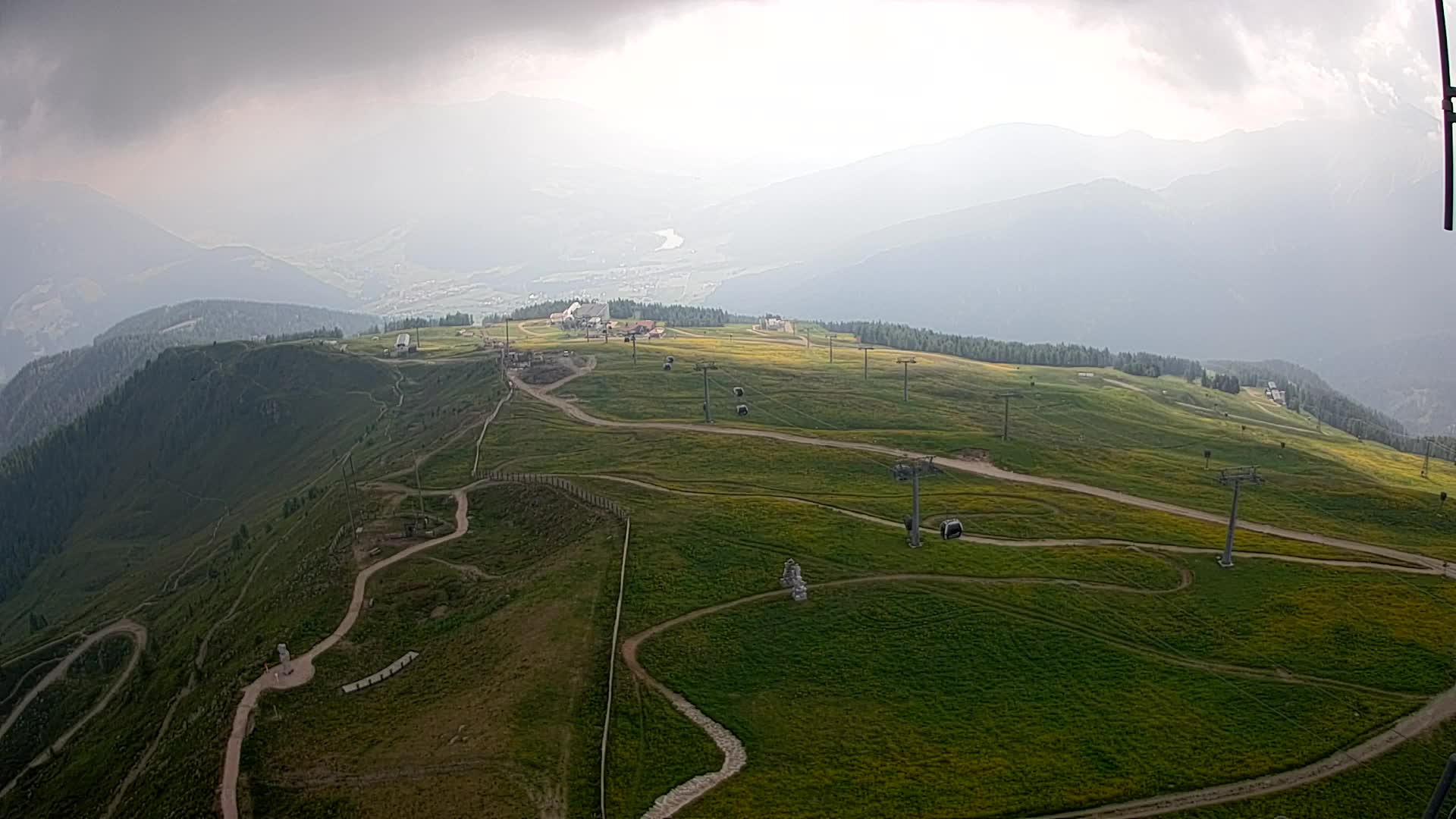 Kronplatz-Gipfel | Blick nach Olang – Valdaora