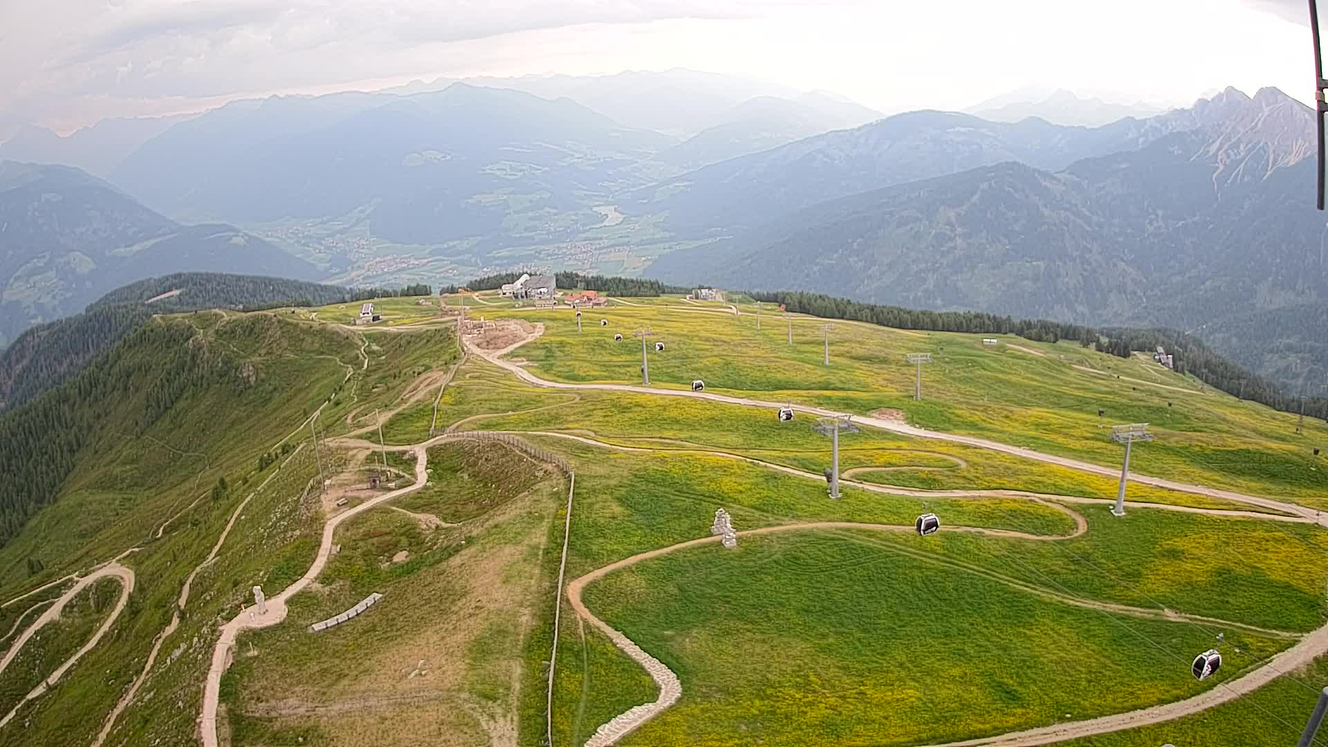 Kronplatz vrh | pogled na Valdaora – Olang