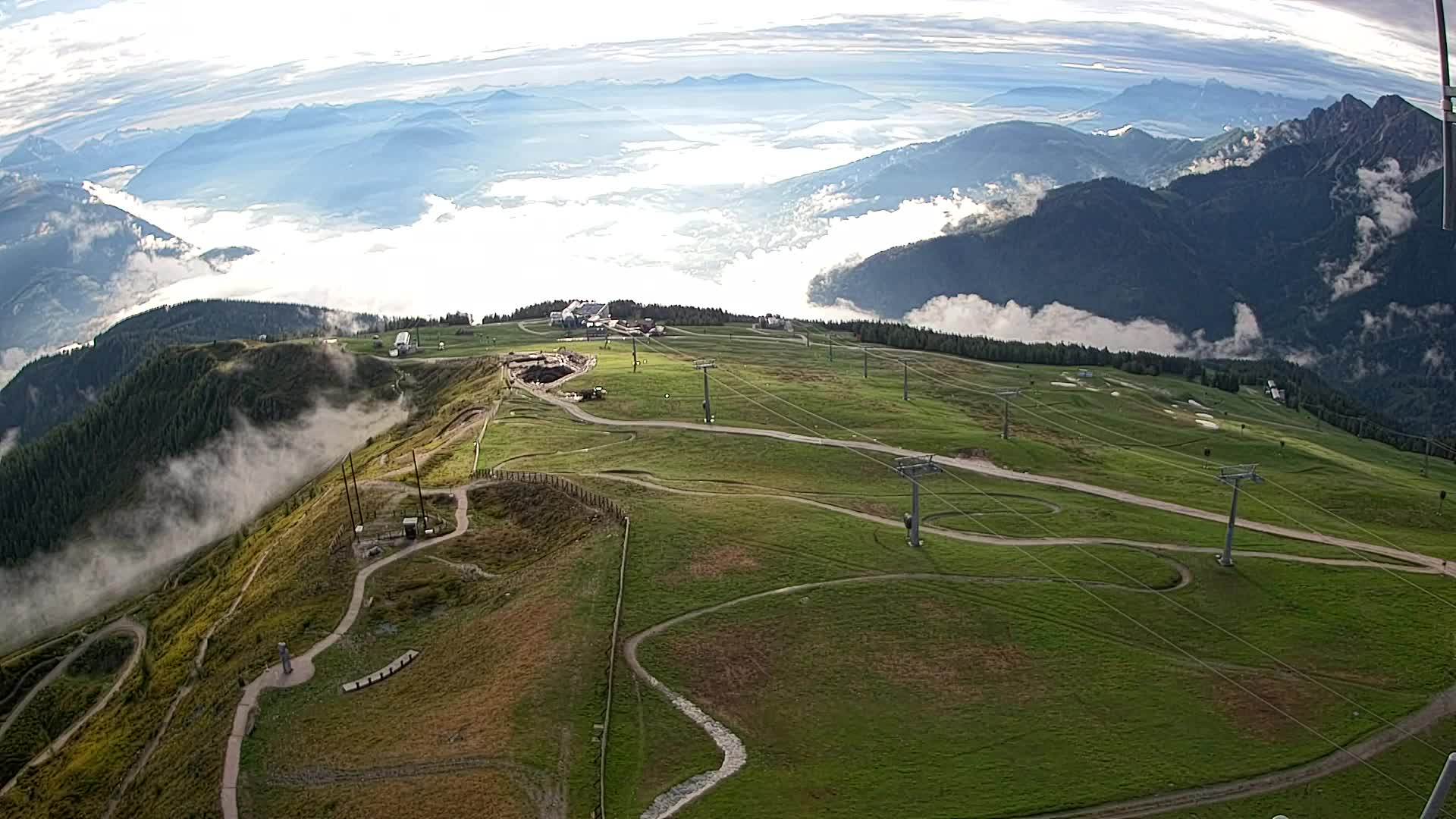 Sommet du Kronplatz | vue sur Valdaora – Olang
