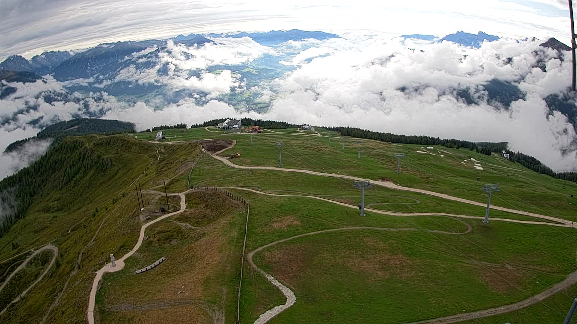 Sommet du Kronplatz | vue sur Valdaora – Olang