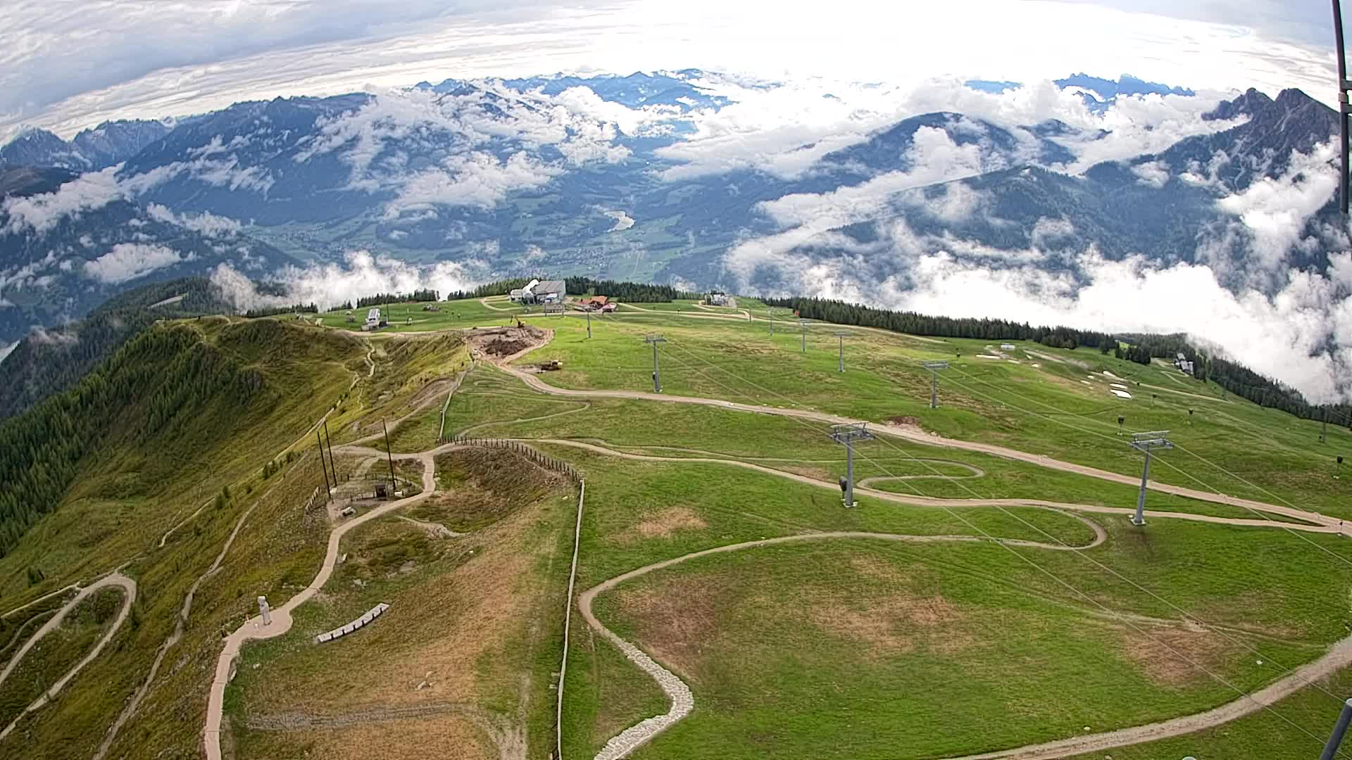 Sommet du Kronplatz | vue sur Valdaora – Olang