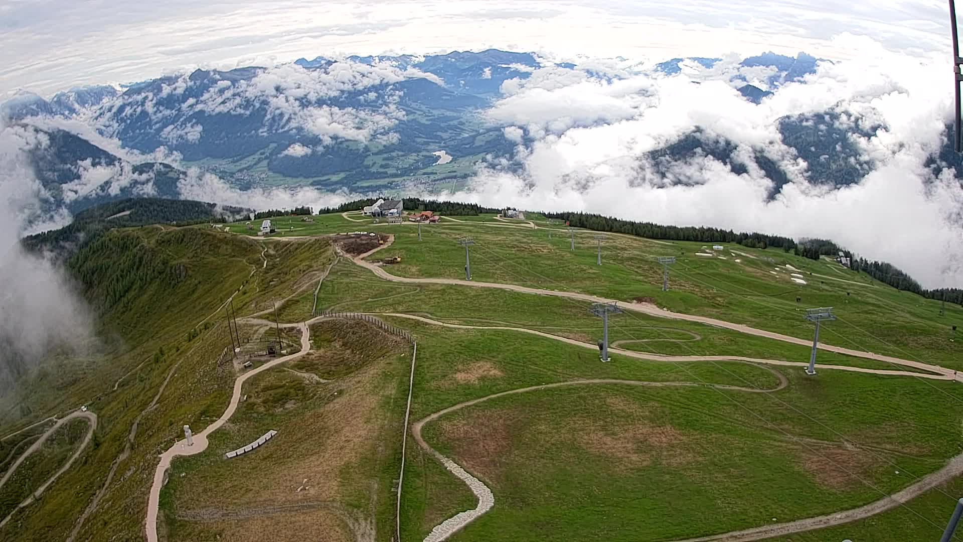 Kronplatz vrh | pogled na Valdaora – Olang