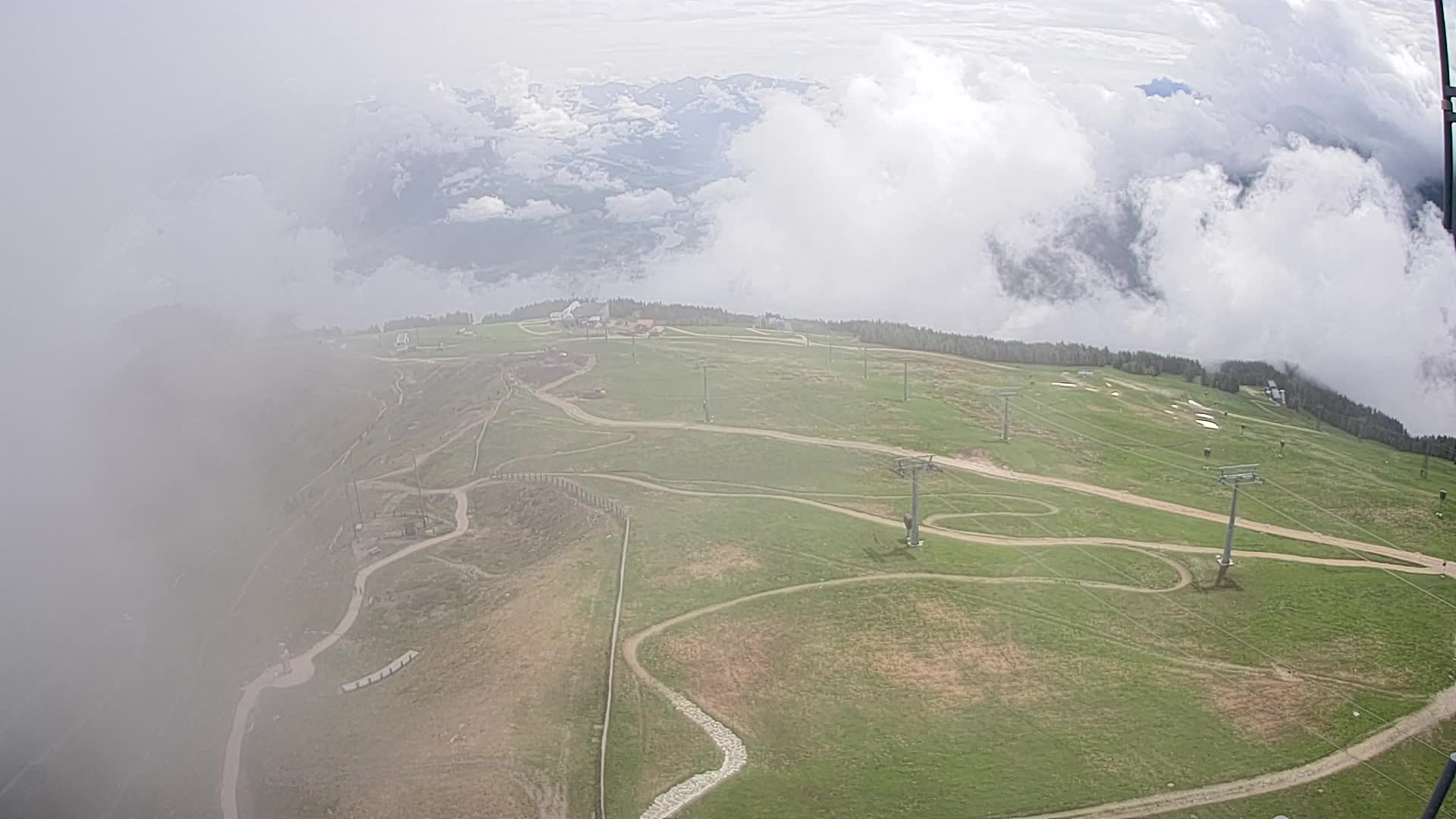 Kronplatz-Gipfel | Blick nach Olang – Valdaora