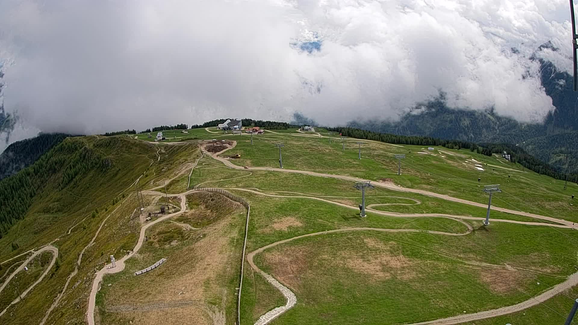 Kronplatz-Gipfel | Blick nach Olang – Valdaora