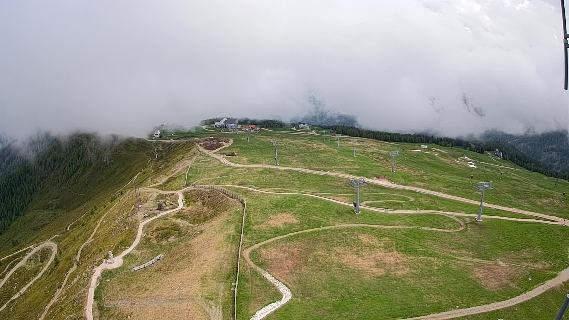 Kronplatz-Gipfel | Blick nach Olang – Valdaora