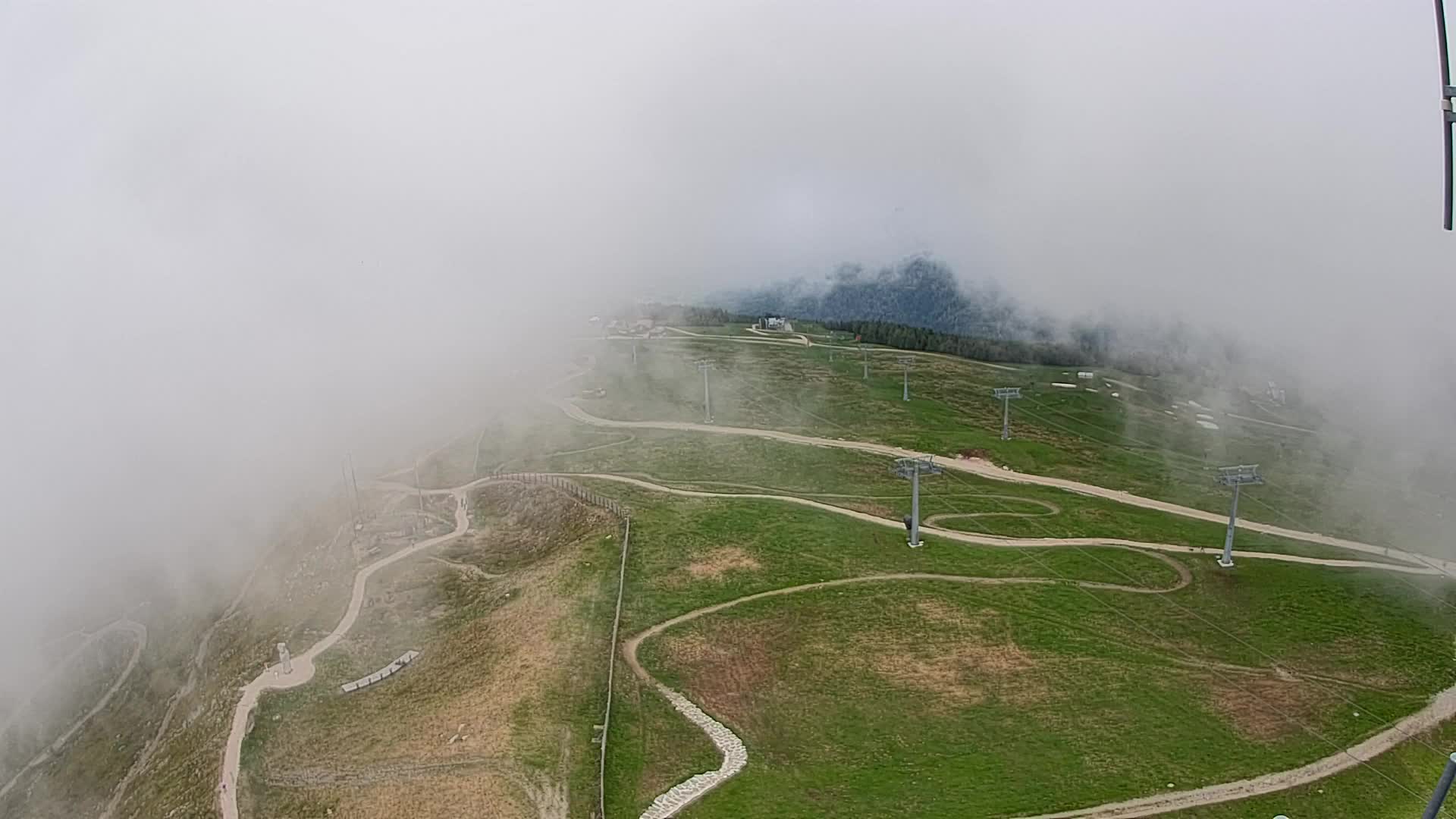 Kronplatz-Gipfel | Blick nach Olang – Valdaora