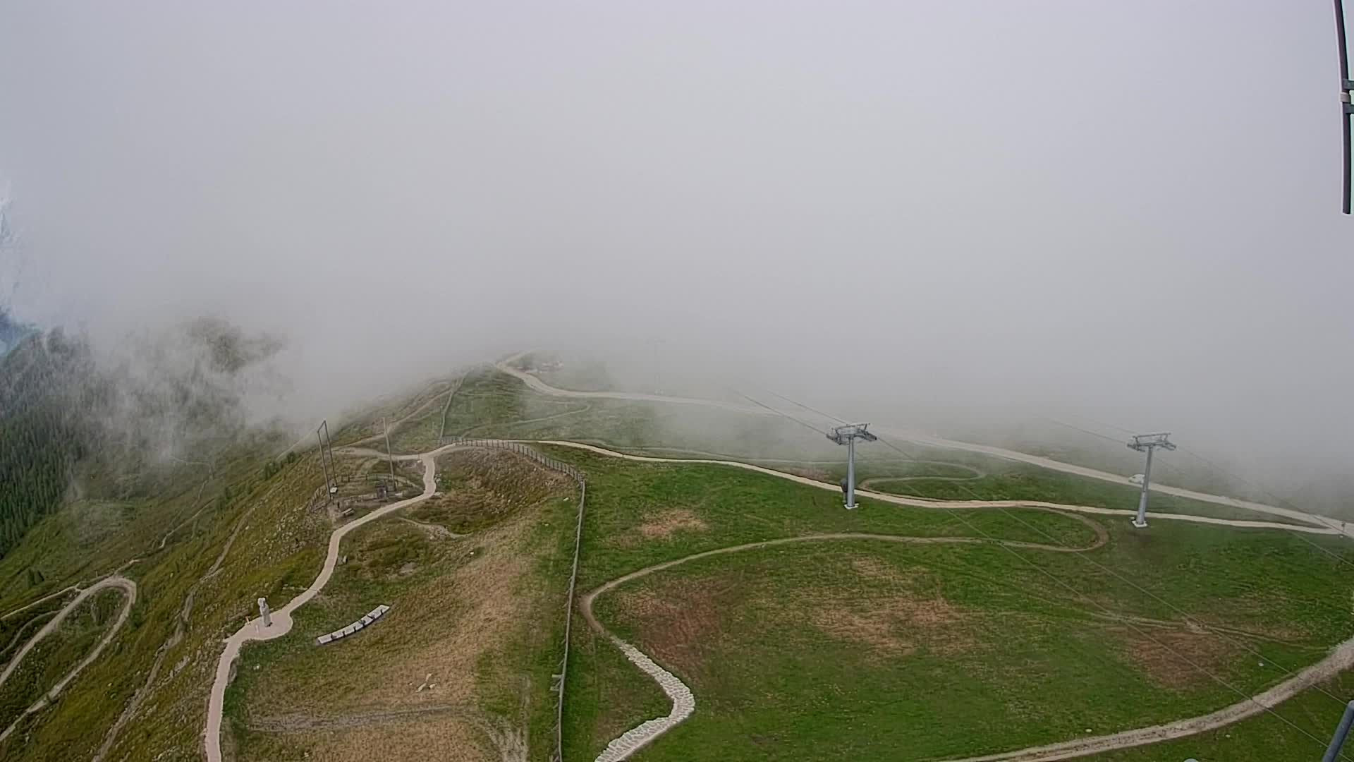 Kronplatz-Gipfel | Blick nach Olang – Valdaora