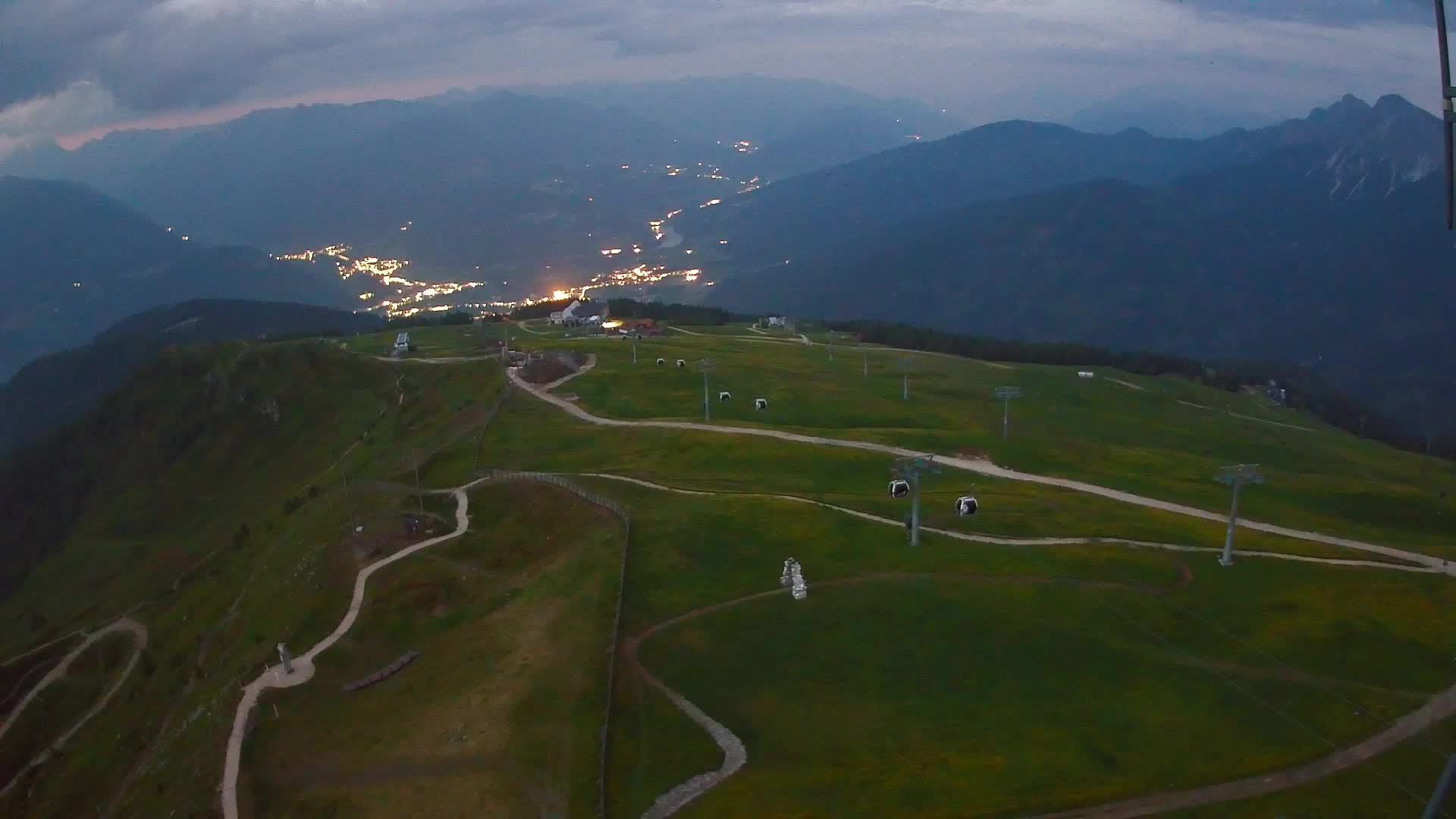 Kronplatz-Gipfel | Blick nach Olang – Valdaora