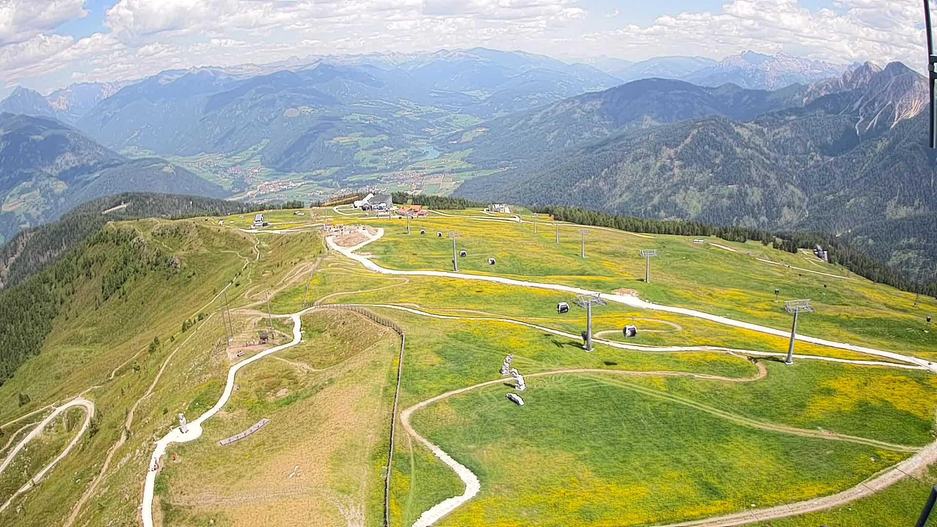 Sommet du Kronplatz | vue sur Valdaora – Olang