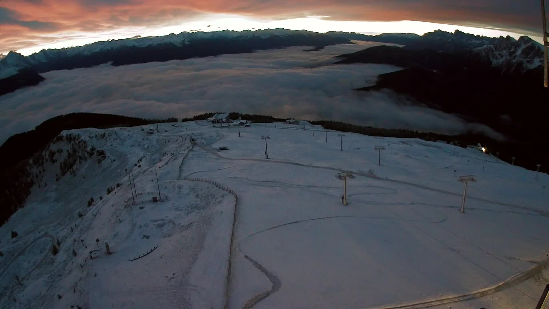 Kronplatz-Gipfel | Blick nach Olang – Valdaora