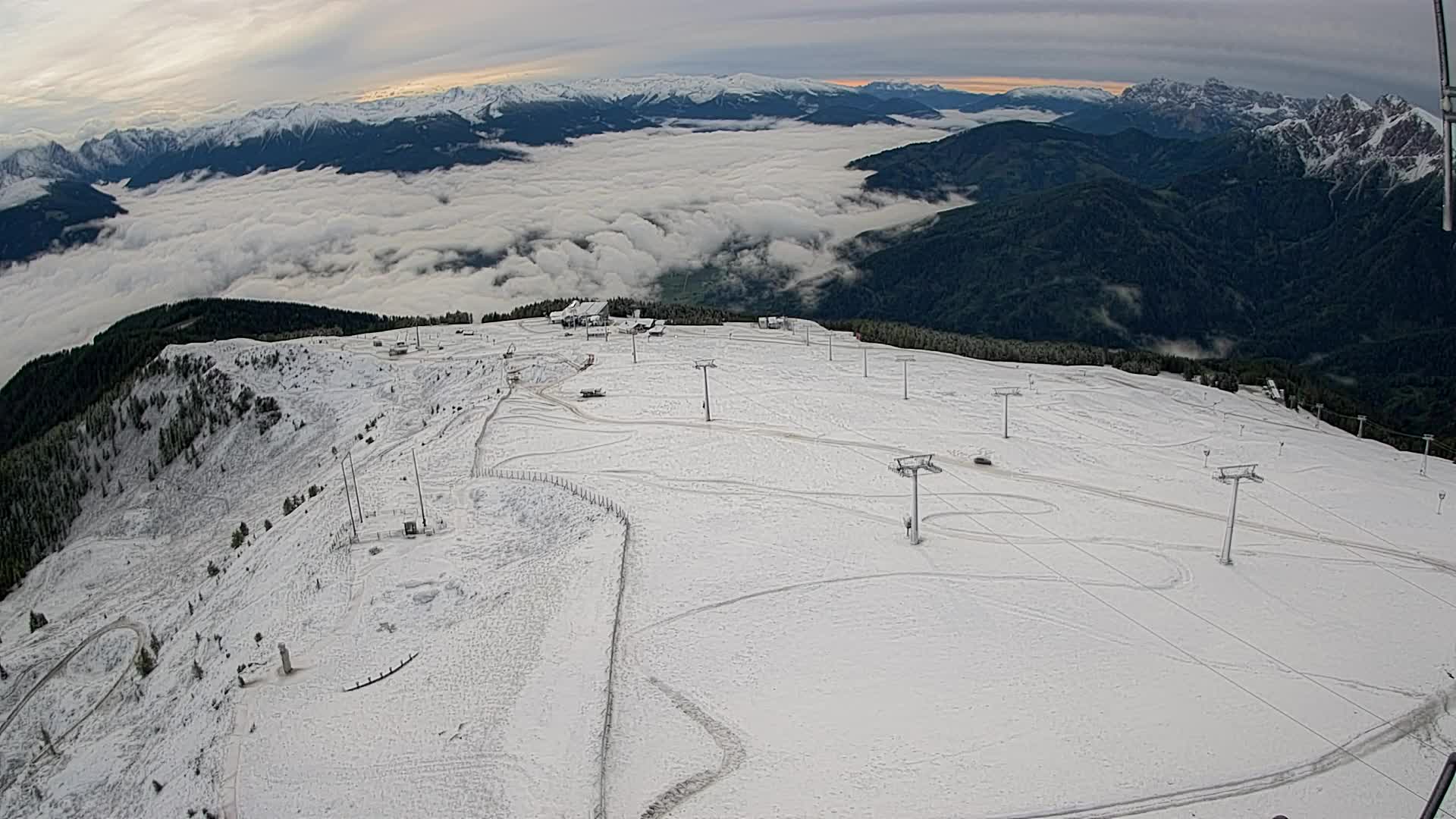 Kronplatz vrh | pogled na Valdaora – Olang