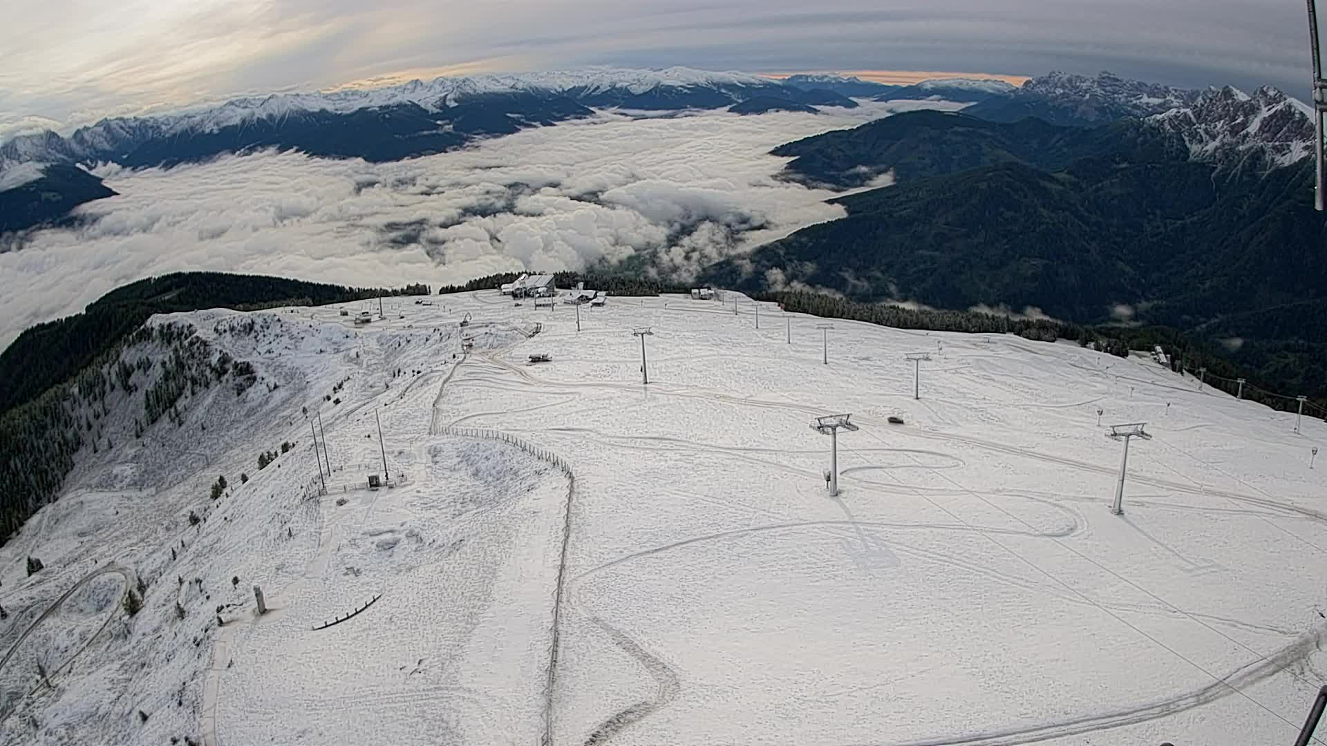 Sommet du Kronplatz | vue sur Valdaora – Olang