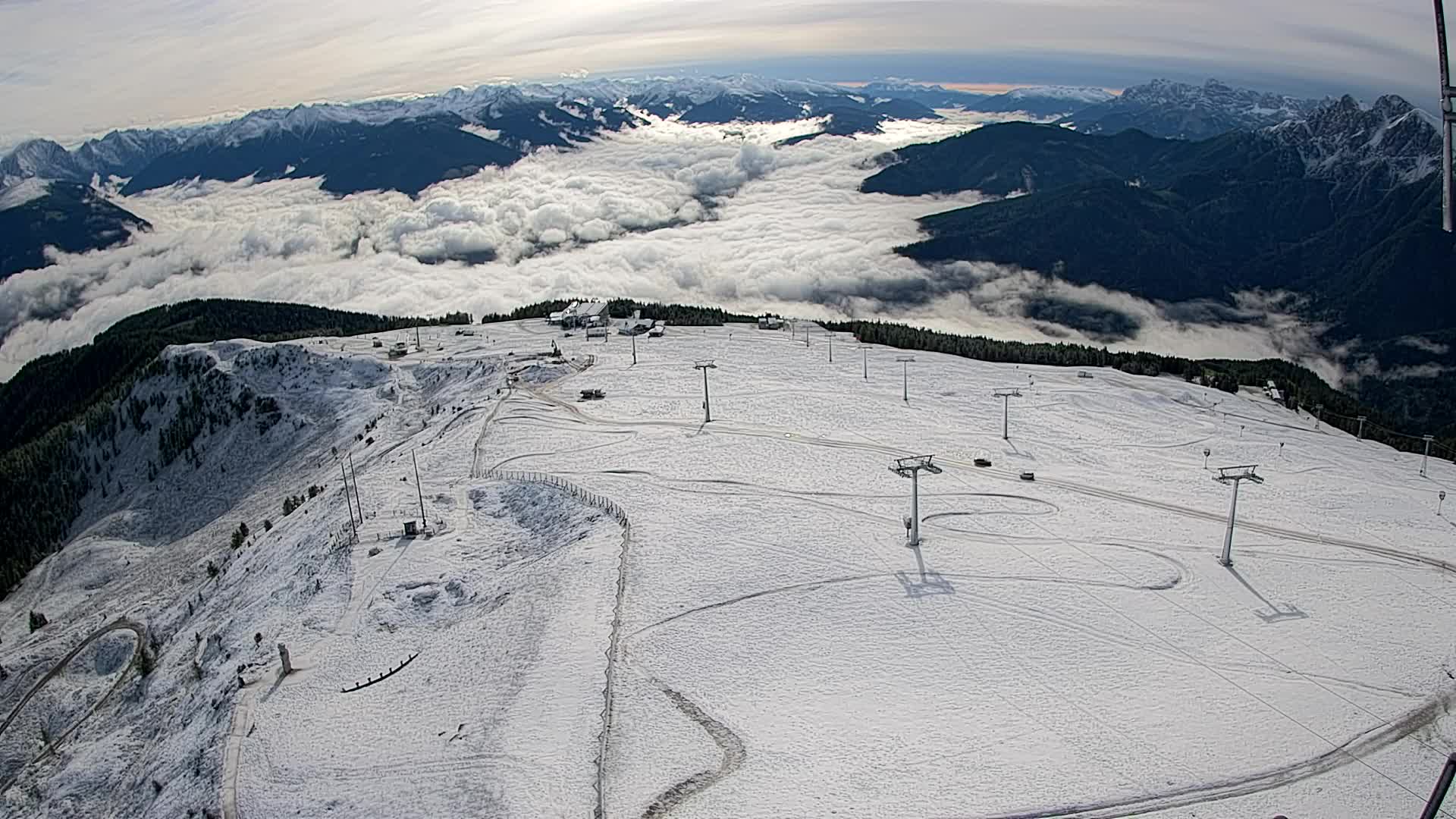 Sommet du Kronplatz | vue sur Valdaora – Olang