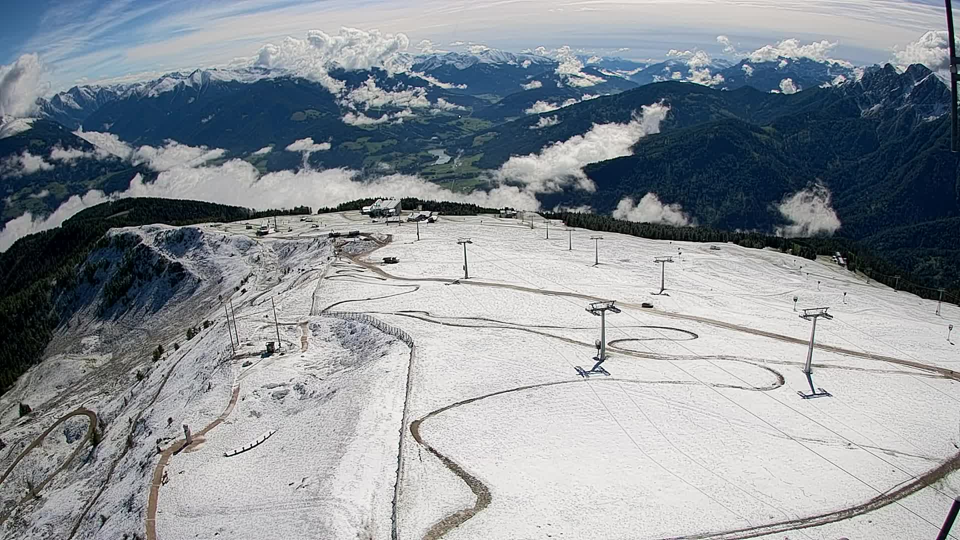 Sommet du Kronplatz | vue sur Valdaora – Olang