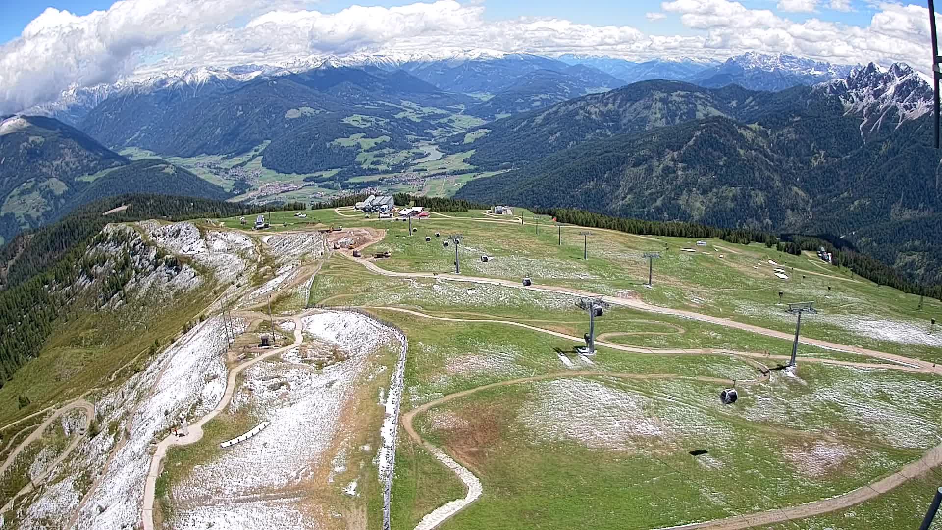 Kronplatz-Gipfel | Blick nach Olang – Valdaora