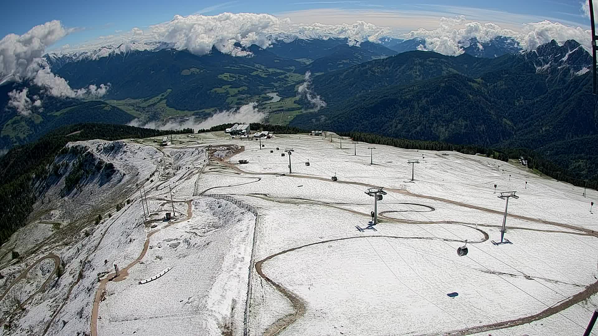 Sommet du Kronplatz | vue sur Valdaora – Olang