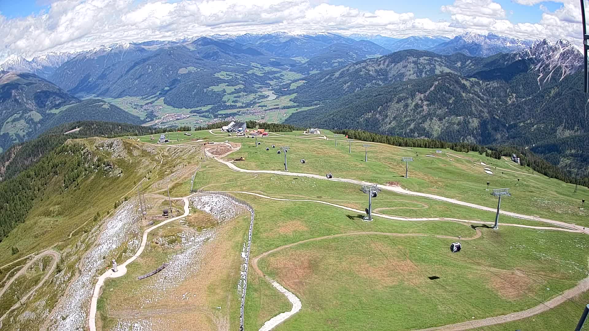 Kronplatz-Gipfel | Blick nach Olang – Valdaora