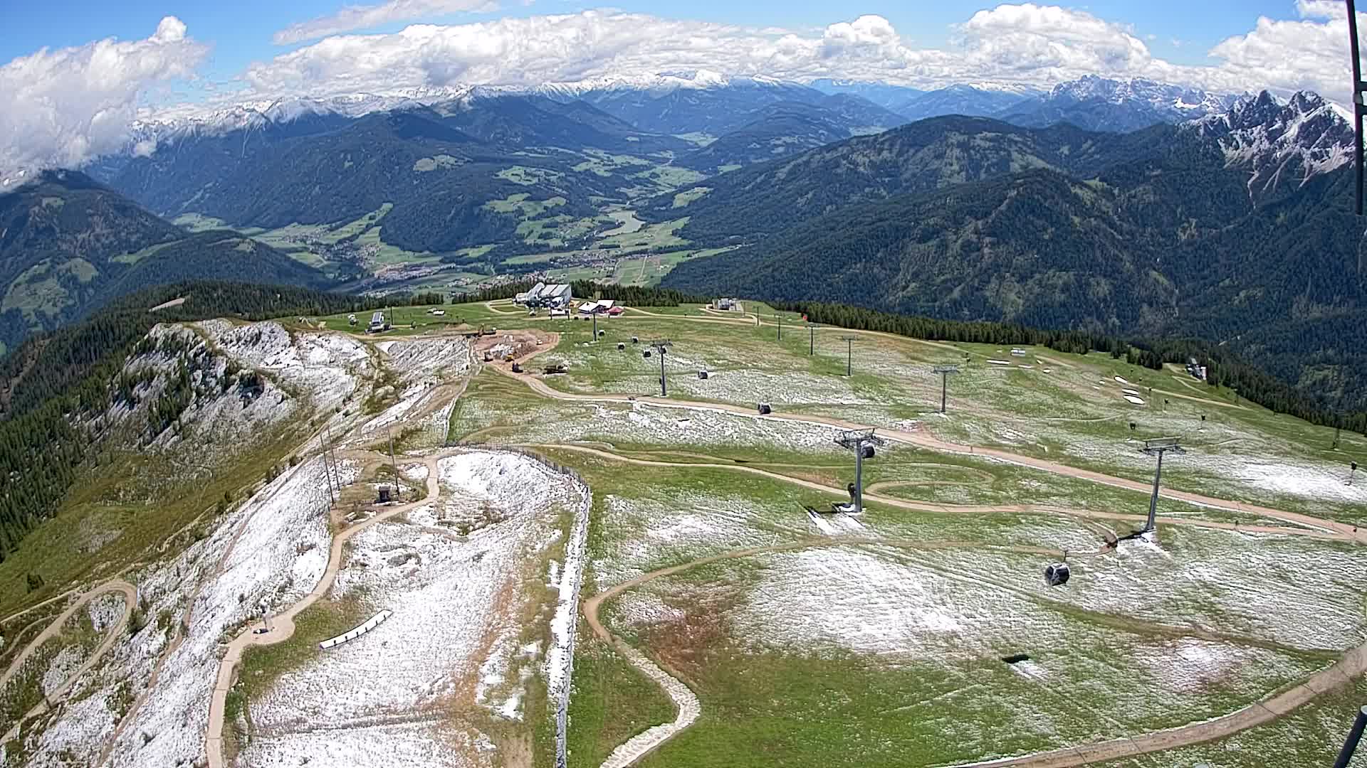 Kronplatz-Gipfel | Blick nach Olang – Valdaora