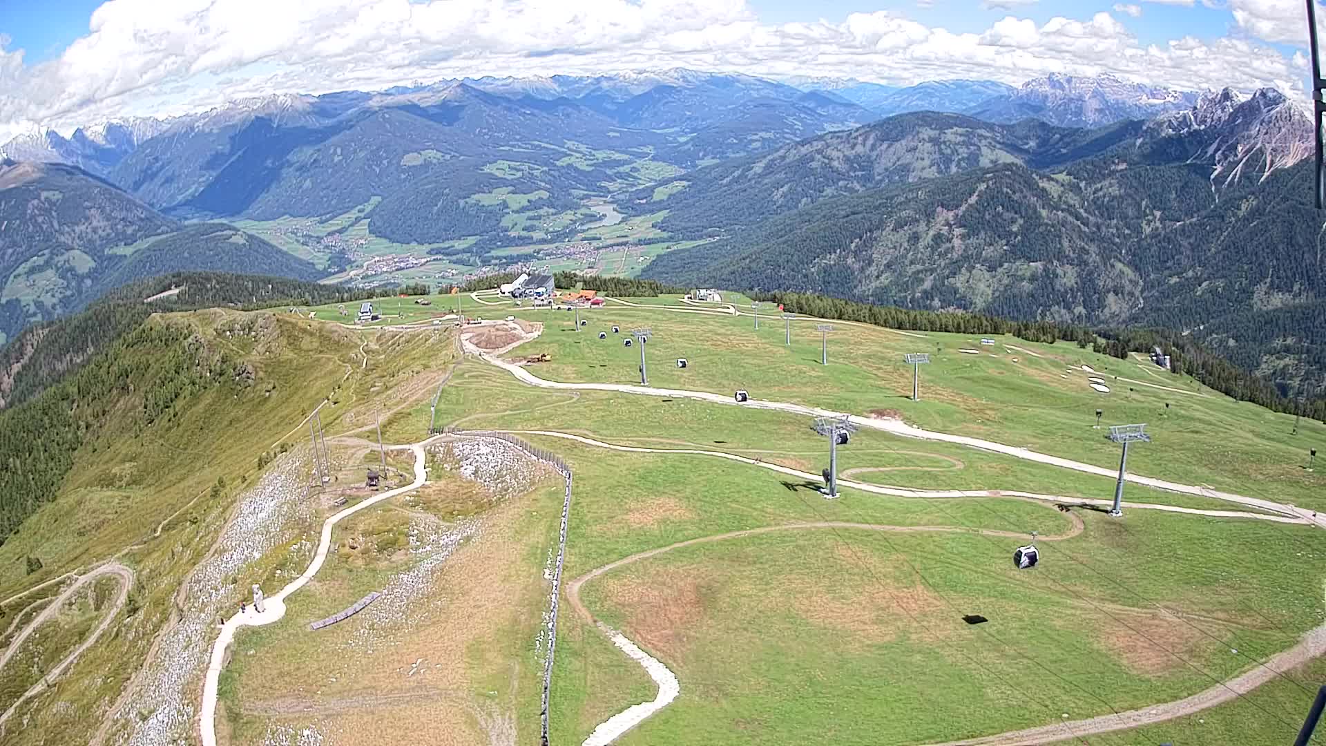 Kronplatz-Gipfel | Blick nach Olang – Valdaora