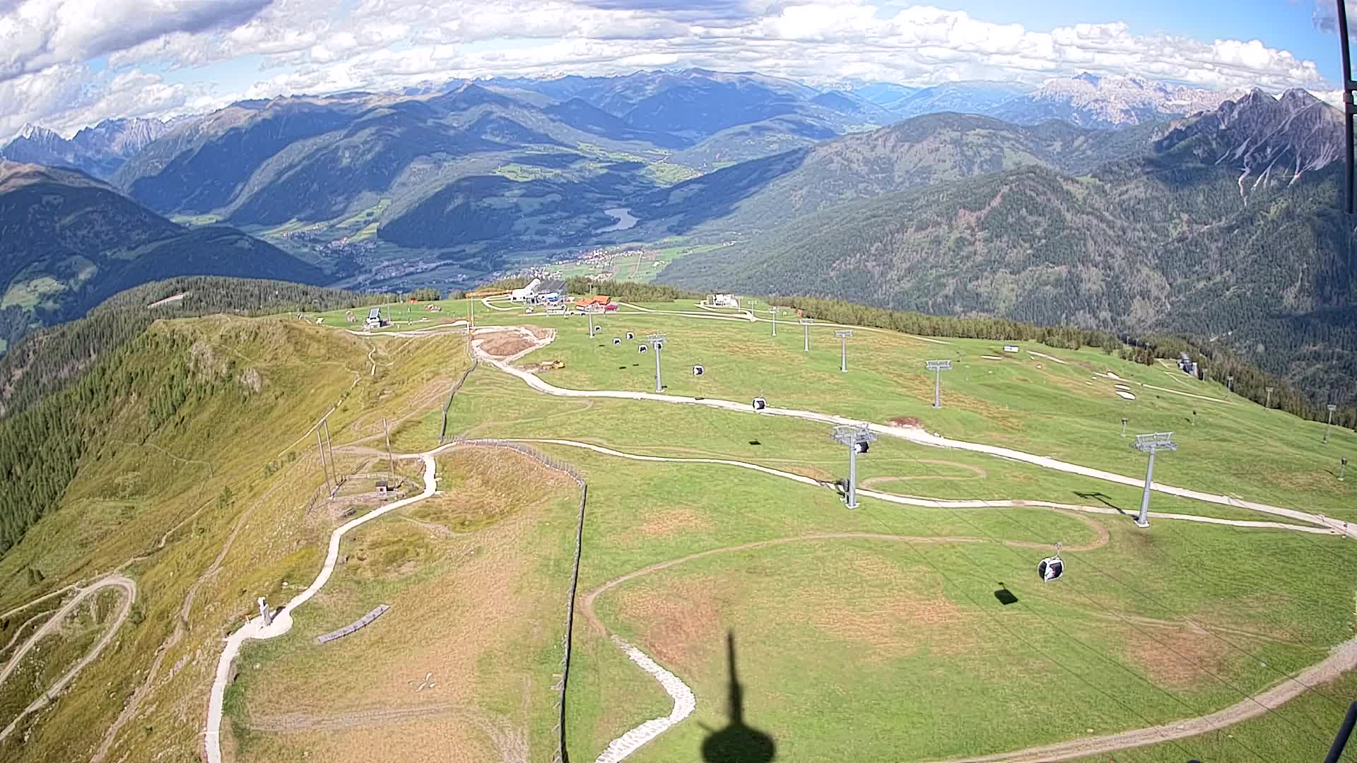 Kronplatz-Gipfel | Blick nach Olang – Valdaora
