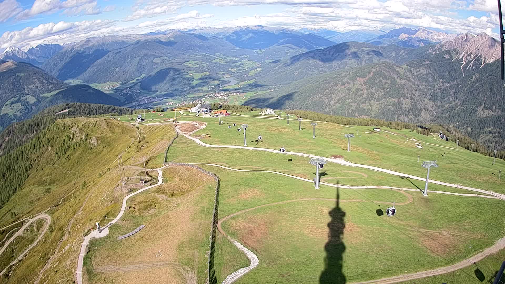 Kronplatz-Gipfel | Blick nach Olang – Valdaora