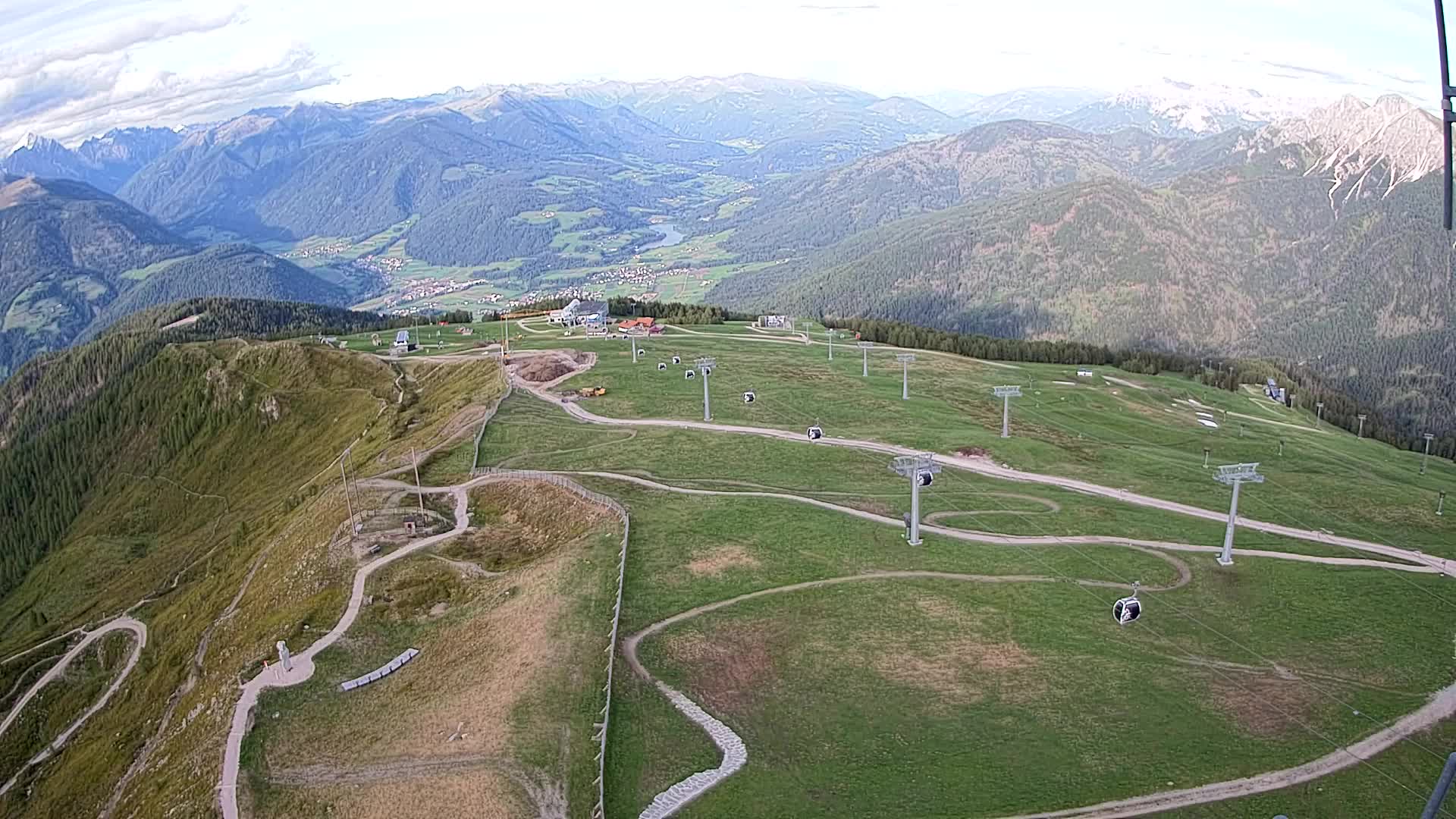 Kronplatz-Gipfel | Blick nach Olang – Valdaora