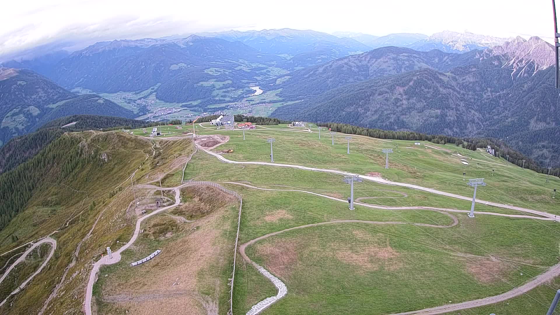 Kronplatz-Gipfel | Blick nach Olang – Valdaora