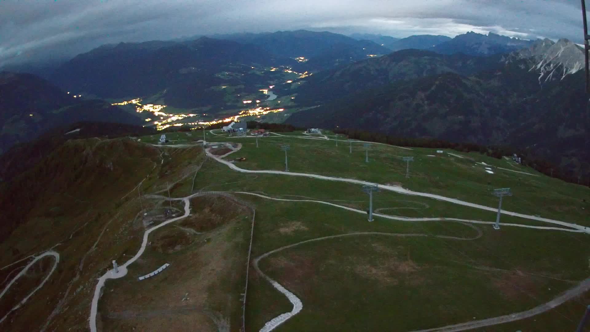 Kronplatz-Gipfel | Blick nach Olang – Valdaora