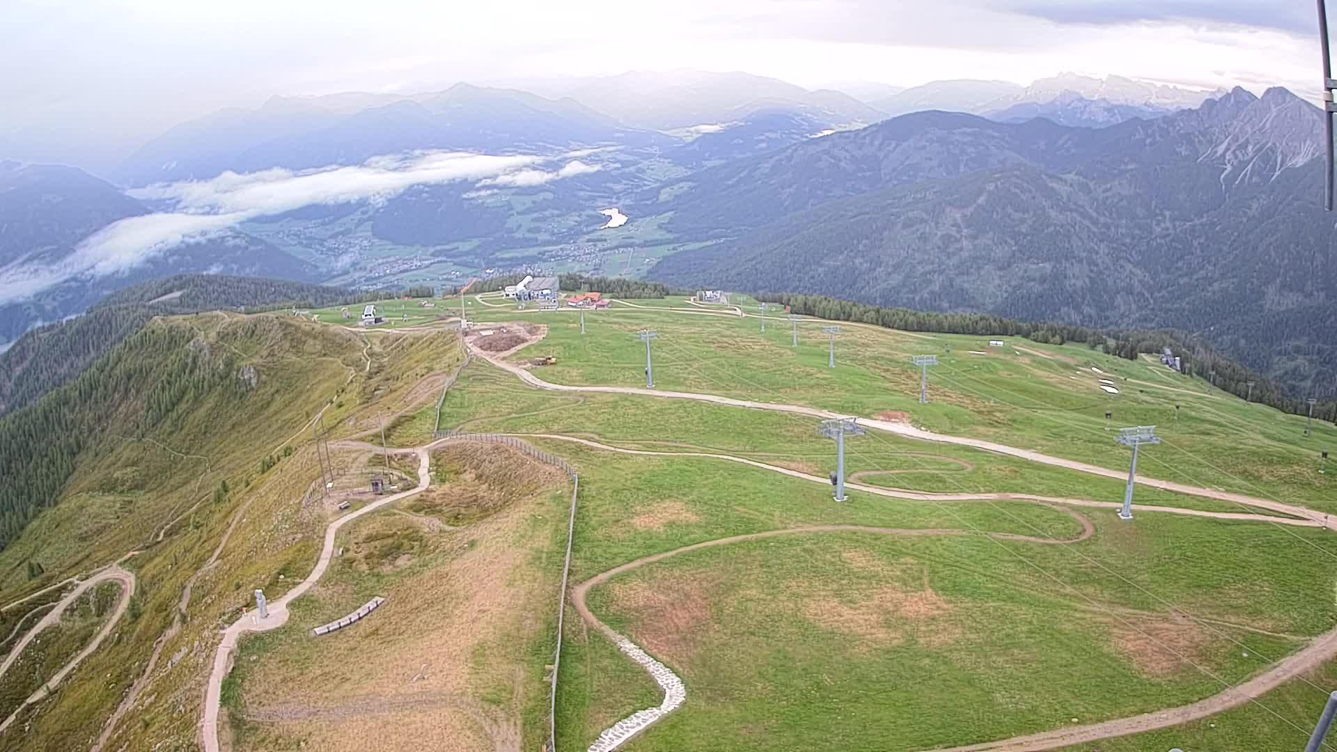 Kronplatz-Gipfel | Blick nach Olang – Valdaora