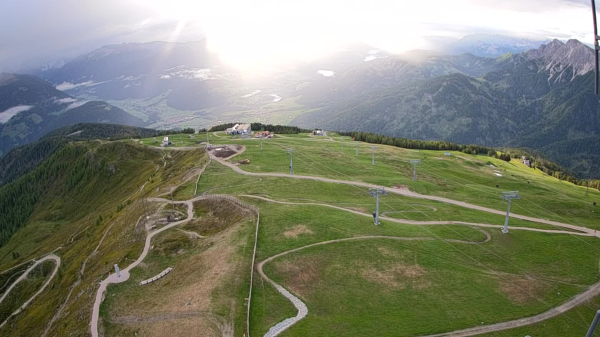 Kronplatz-Gipfel | Blick nach Olang – Valdaora
