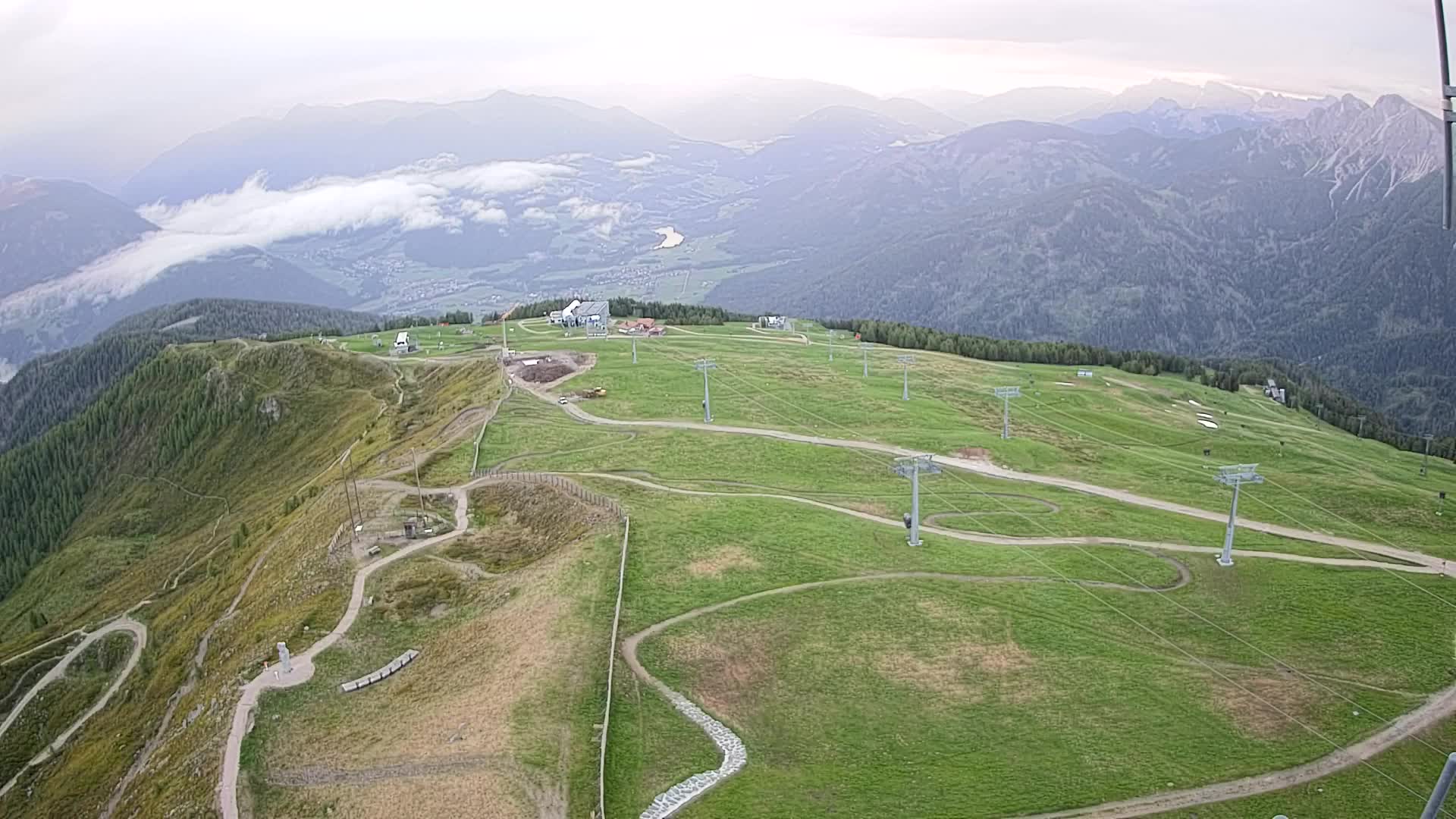 Kronplatz-Gipfel | Blick nach Olang – Valdaora