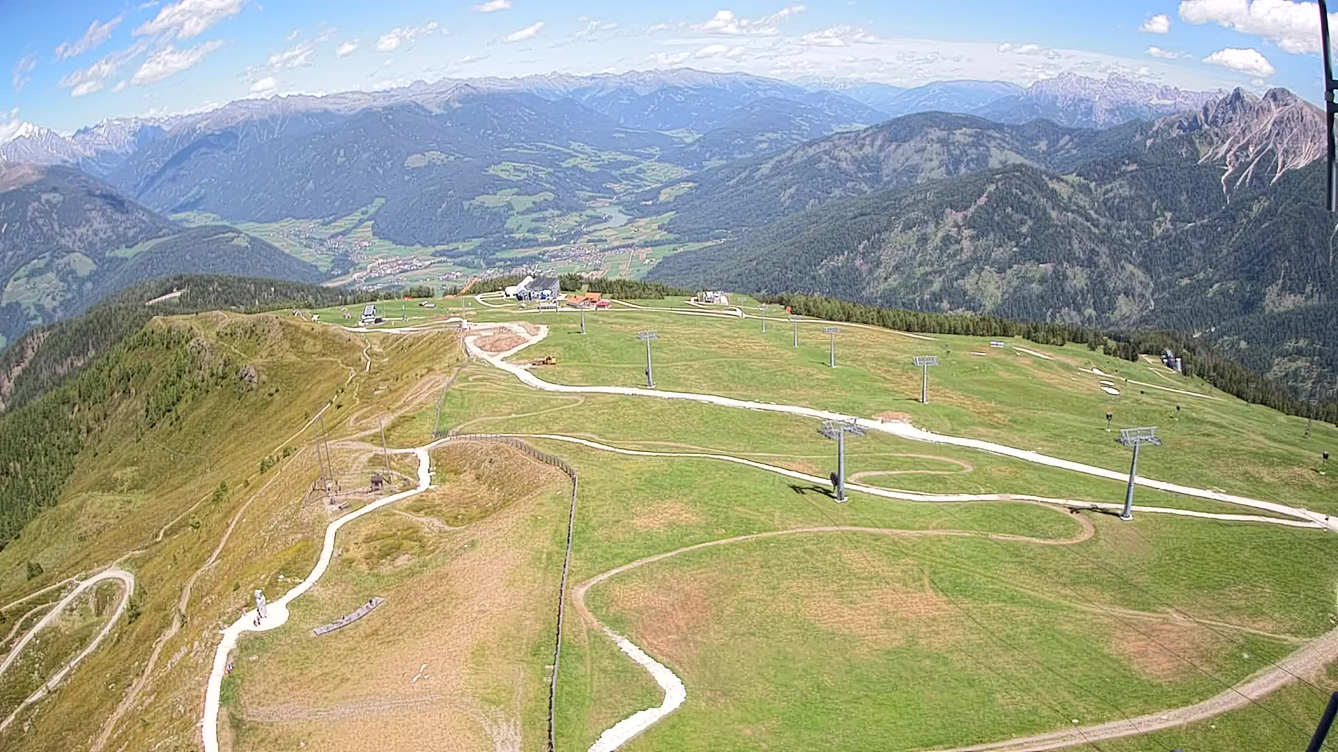 Kronplatz-Gipfel | Blick nach Olang – Valdaora