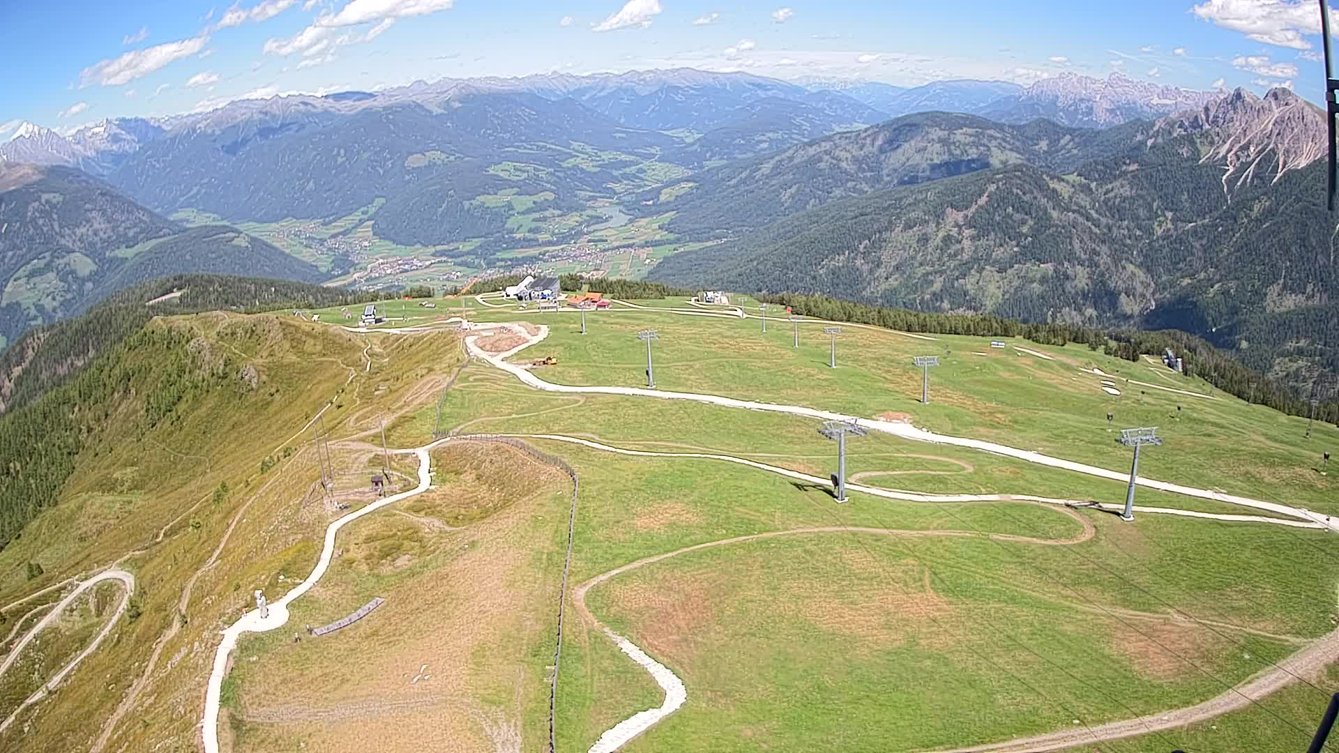 Kronplatz-Gipfel | Blick nach Olang – Valdaora