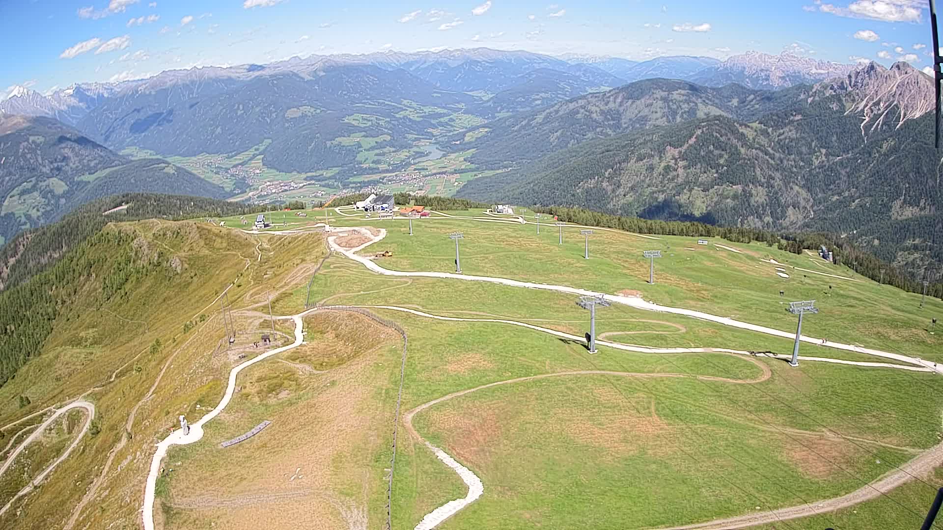 Kronplatz-Gipfel | Blick nach Olang – Valdaora