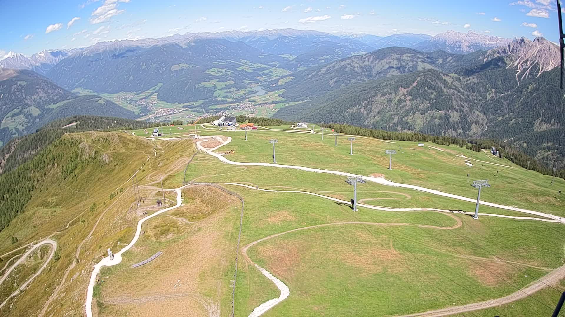 Kronplatz-Gipfel | Blick nach Olang – Valdaora