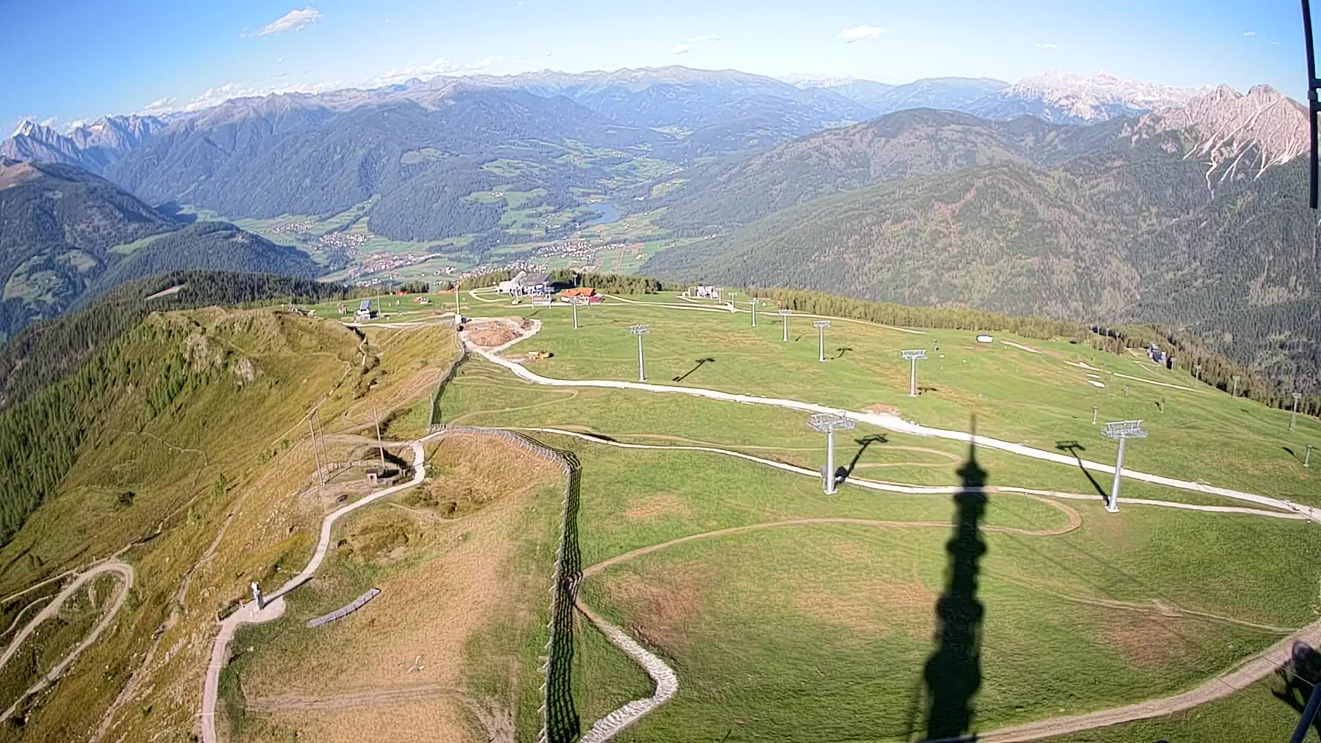 Kronplatz-Gipfel | Blick nach Olang – Valdaora