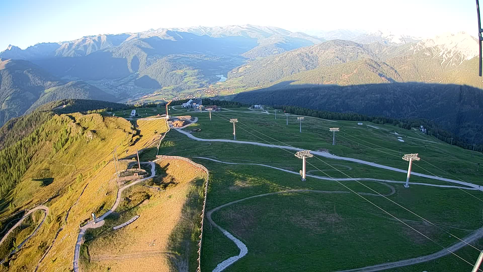 Kronplatz-Gipfel | Blick nach Olang – Valdaora