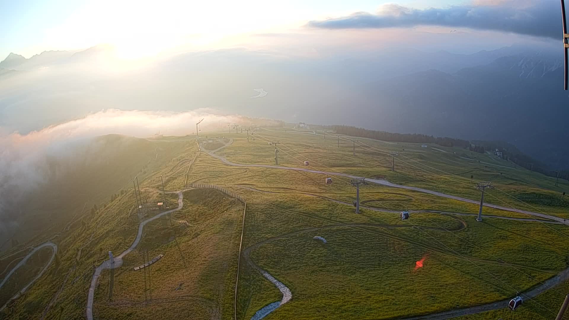 Kronplatz-Gipfel | Blick nach Olang – Valdaora
