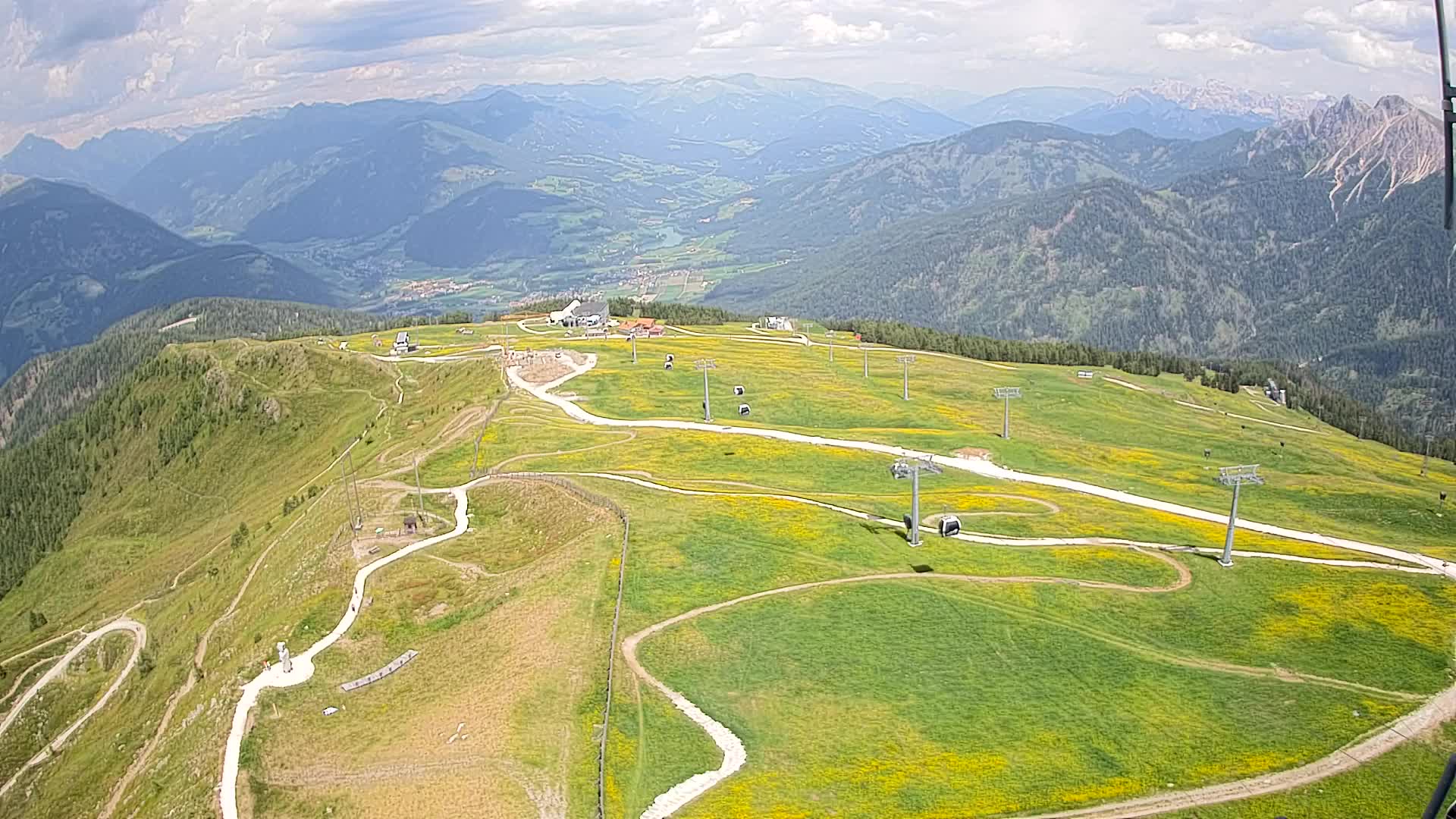 Sommet du Kronplatz | vue sur Valdaora – Olang
