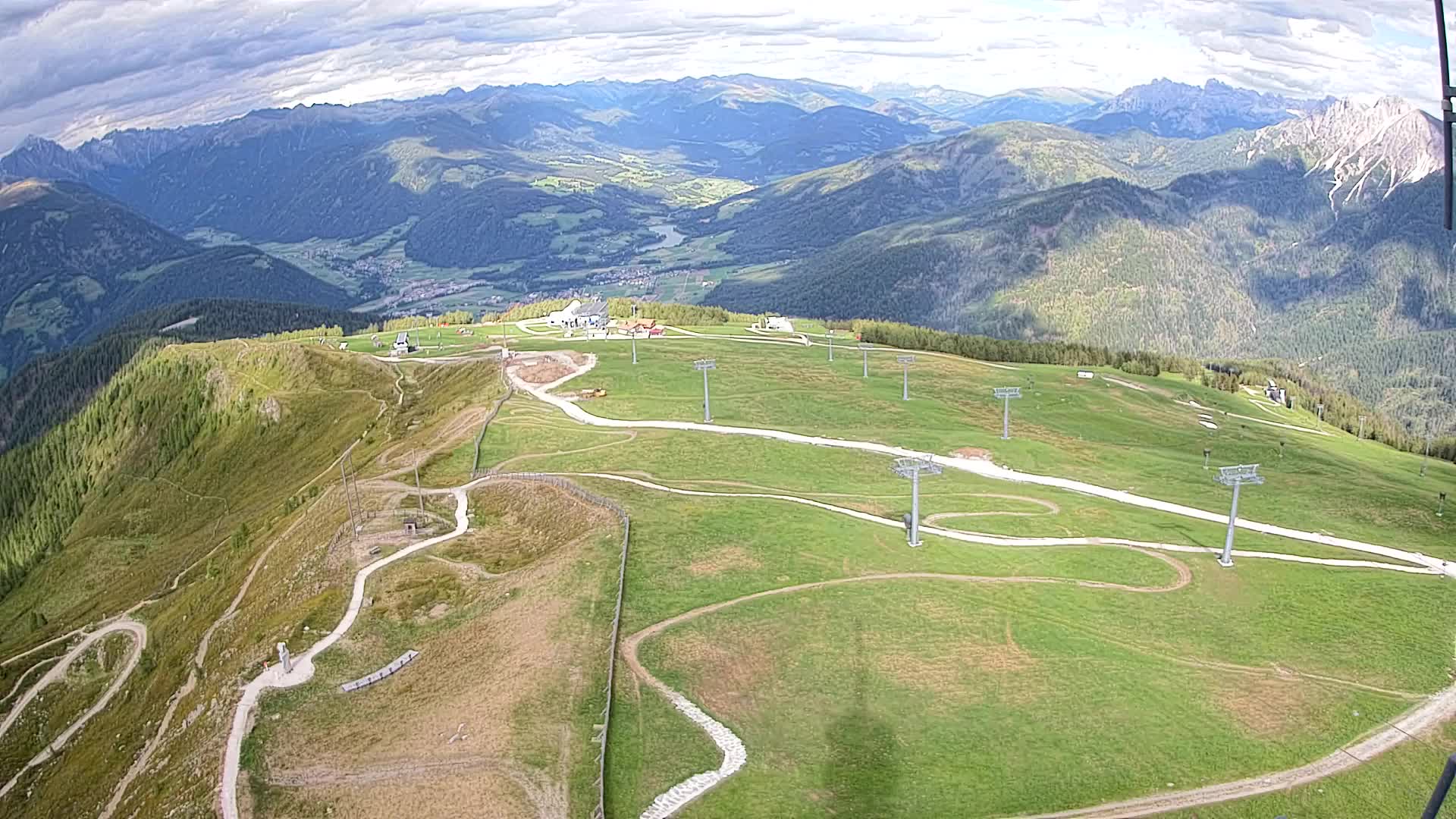 Kronplatz-Gipfel | Blick nach Olang – Valdaora