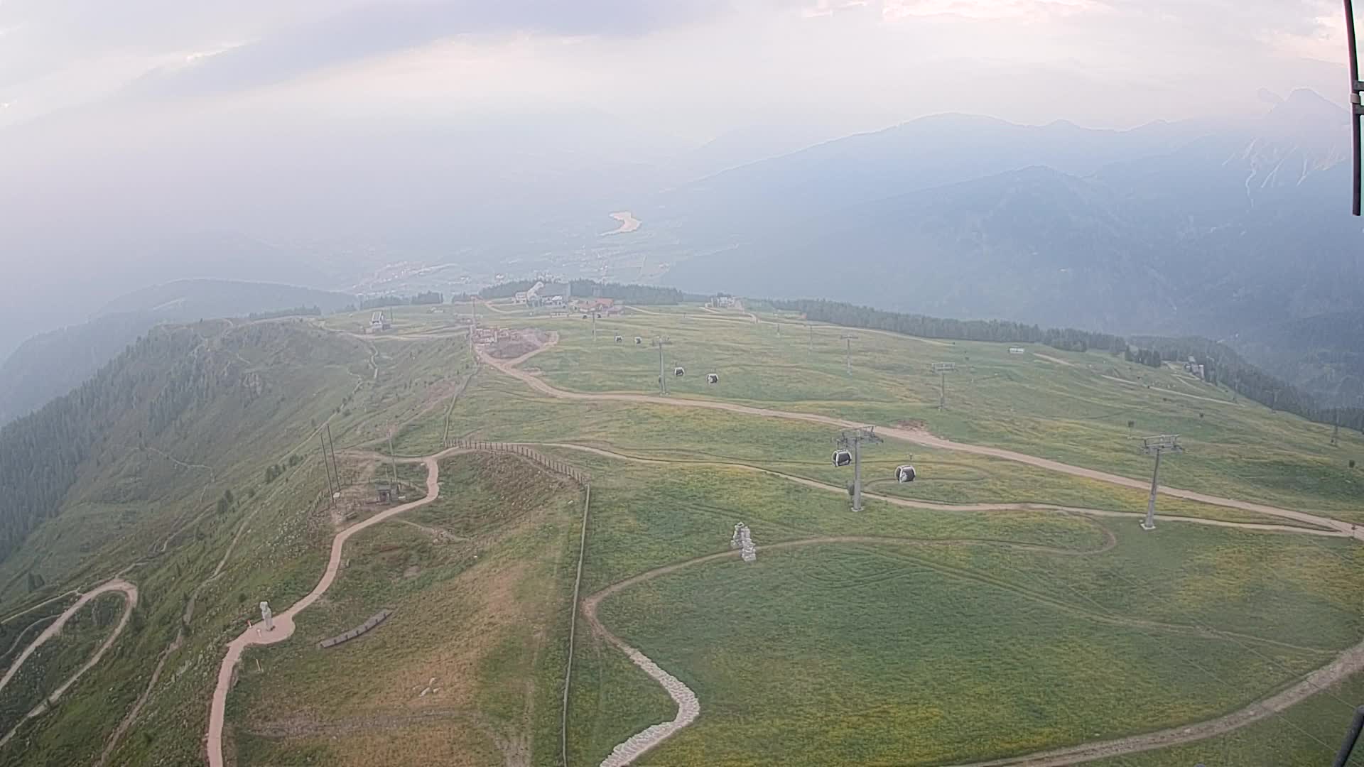 Kronplatz-Gipfel | Blick nach Olang – Valdaora