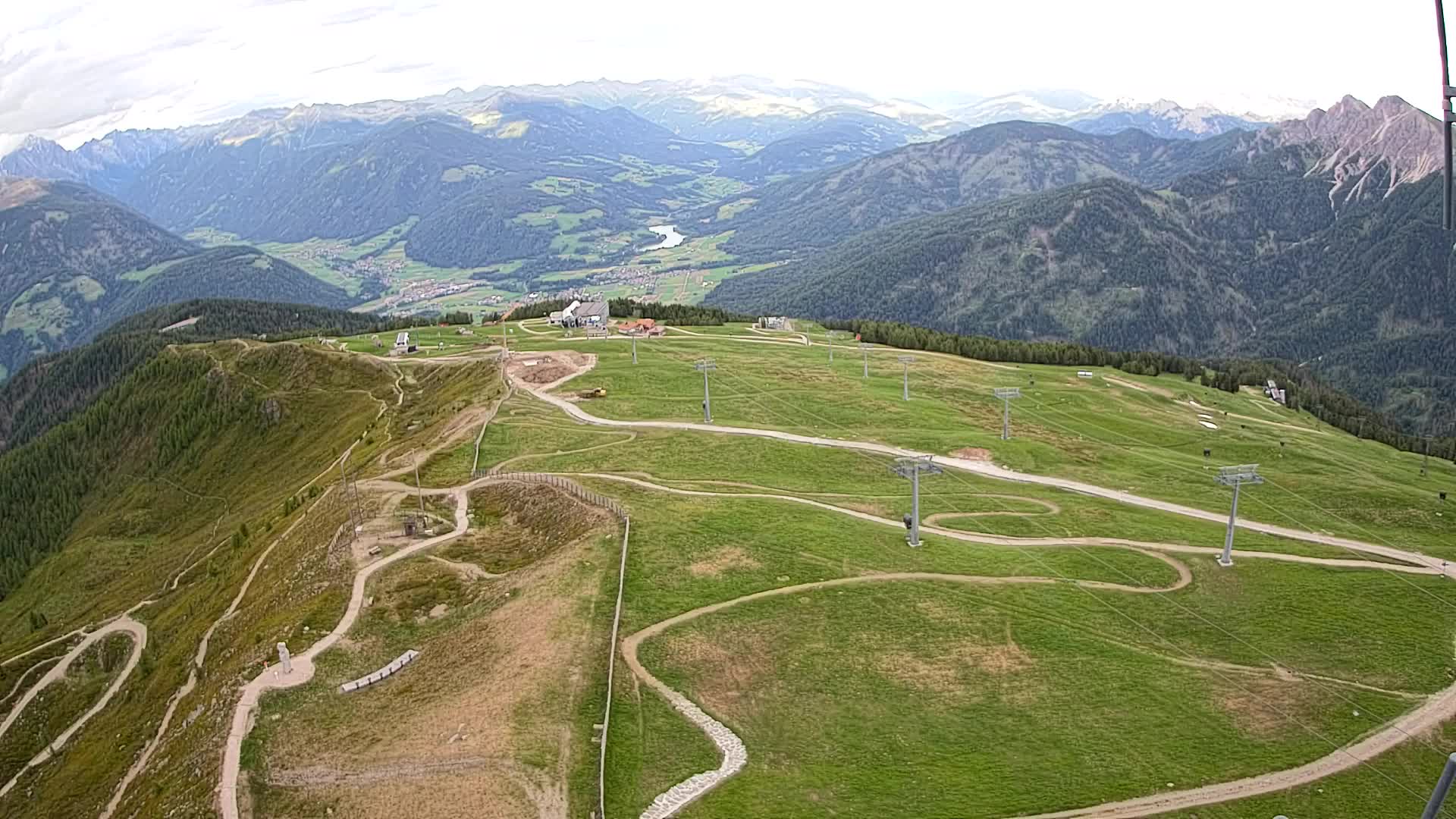 Kronplatz-Gipfel | Blick nach Olang – Valdaora